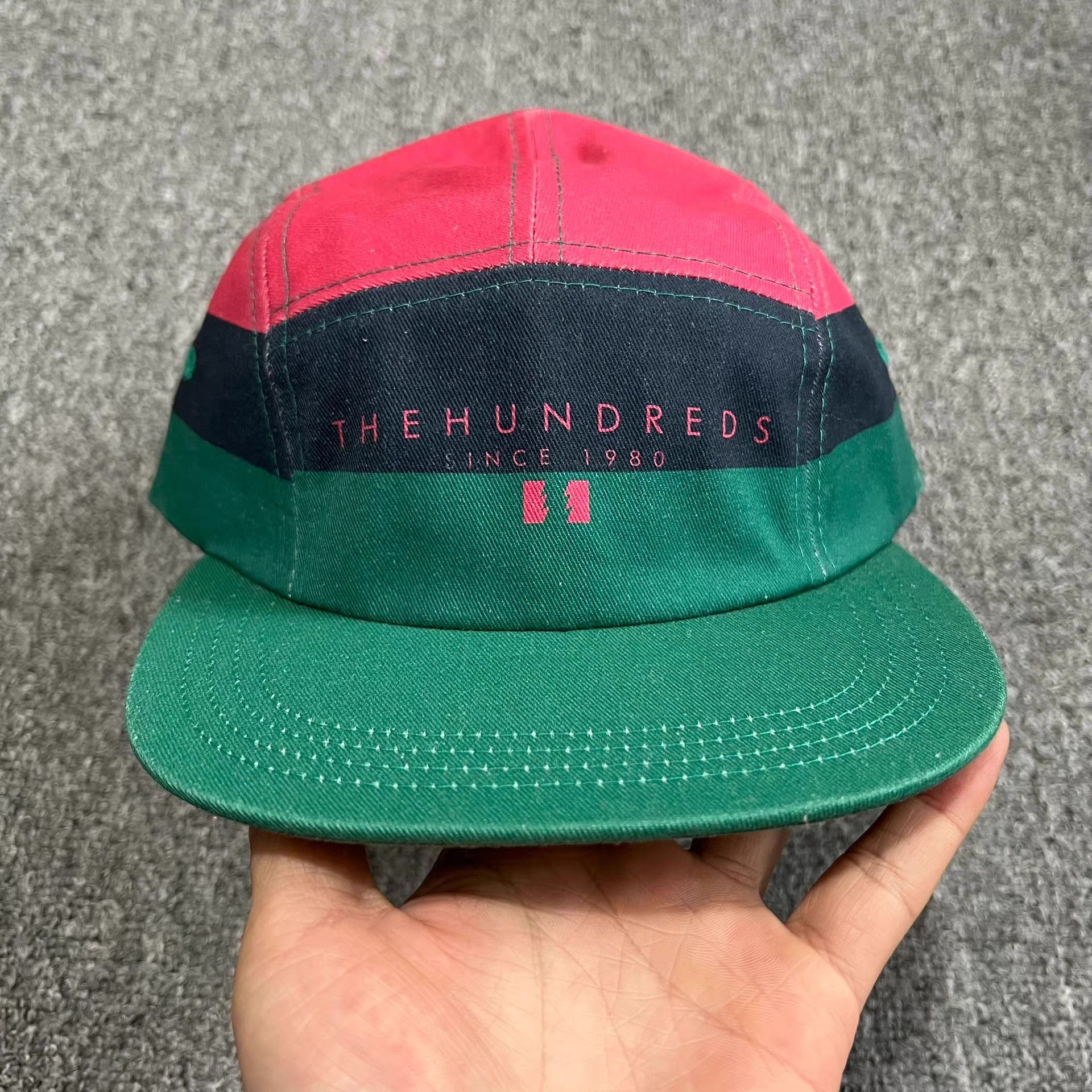 The Hundreds The Hundreds Bomb Vintage 5-Panel Baseball Visor Q7 Size ONE SIZE - 1 Thumbnail