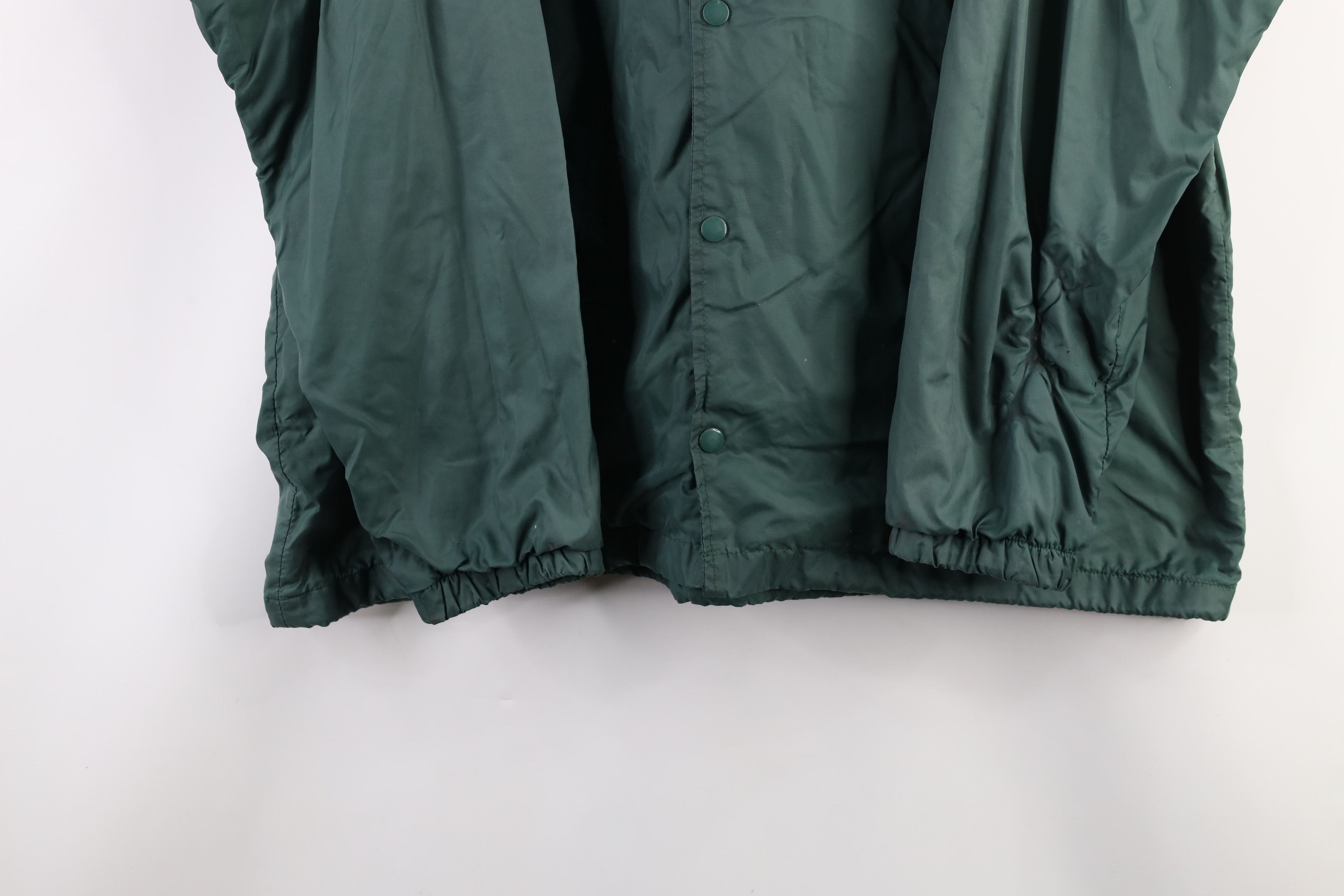 Vintage Vintage 90s Big Mac Coach Coaches Jacket Green Size ONE SIZE - 4 Thumbnail