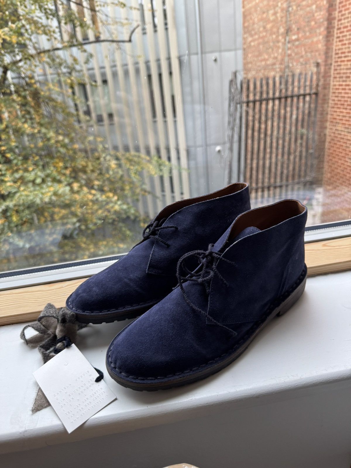 Daniela Gregis Daniela Gregis SS24 Handmade Suede Derby Shoes Size US 10 / IT 40 - 2 Thumbnail