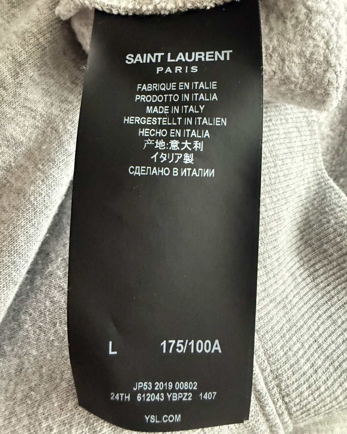 Saint Laurent Paris Saint Laurent Malibu Crewneck Size US L / EU 52-54 / 3 - 3 Thumbnail