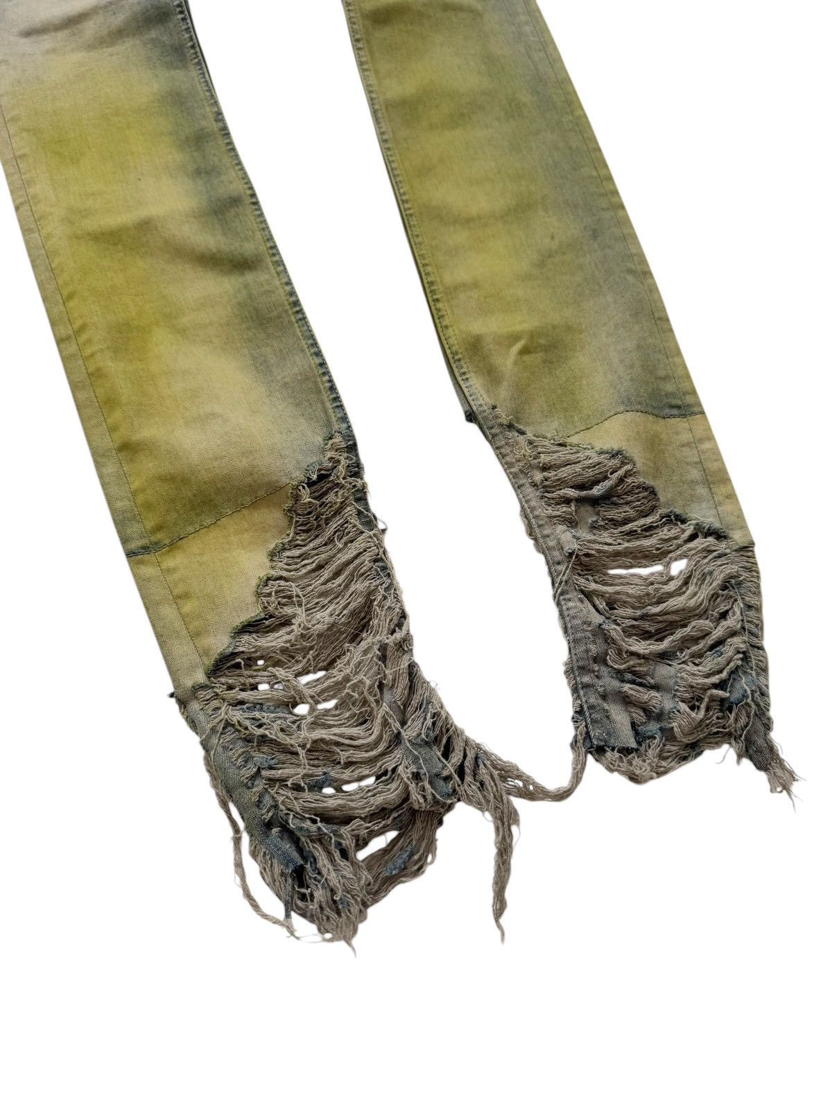Rick Owens Luxor Tyrone Acid Degrade Denim Jeans Distressed Size US 32 / EU 48 - 4 Thumbnail