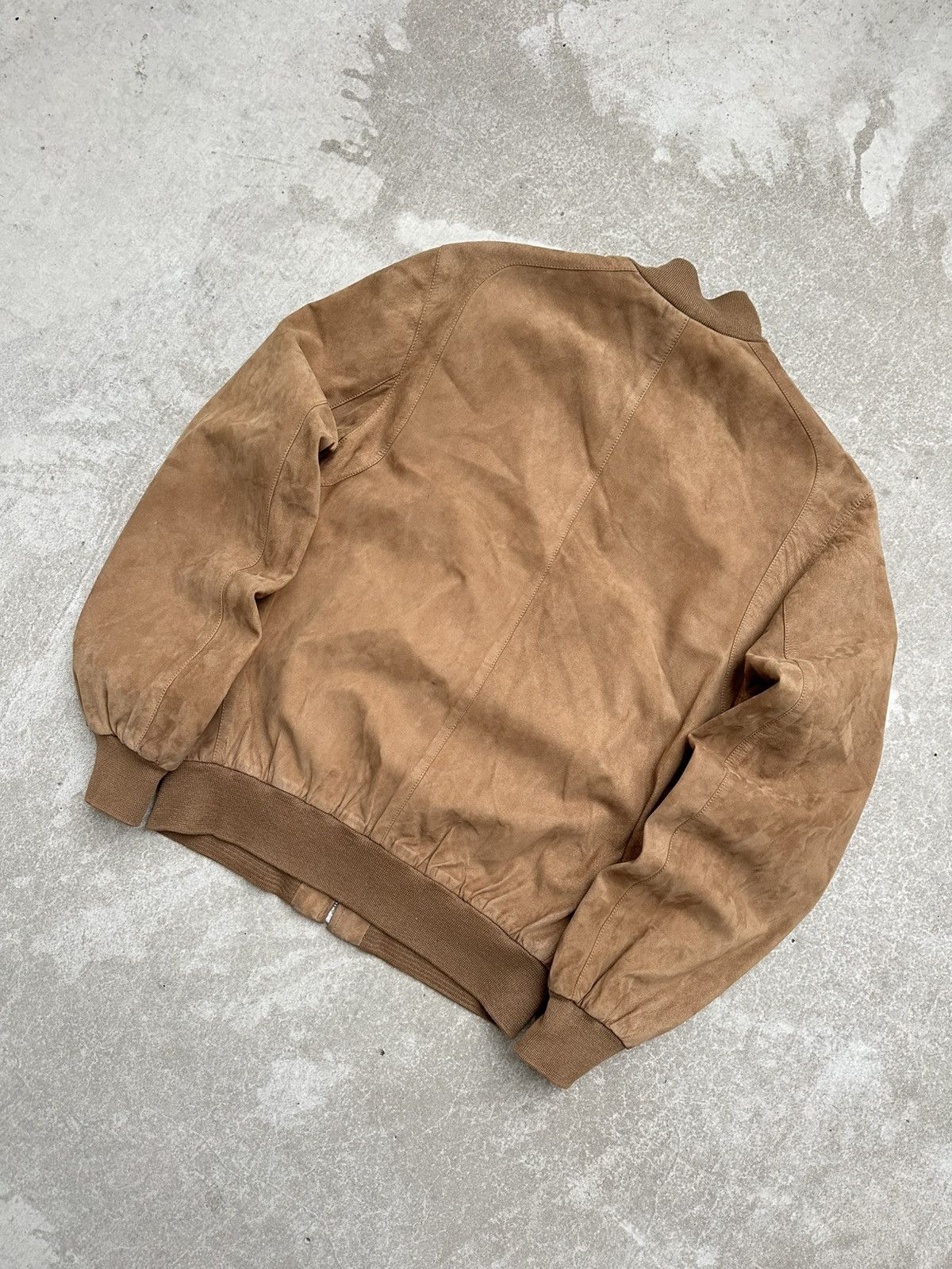 SERAPHIN SERAPHIN France Leather Suede Bomber Jacket Size US M / EU 48-50 / 2 - 12 Thumbnail