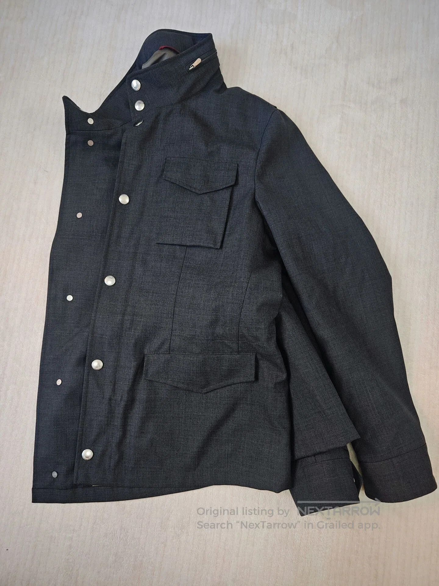 Brunello Cucinelli Brunello Cucinelli Wool Blend Jacket. Size US M / EU 48-50 / 2 - 9 Thumbnail