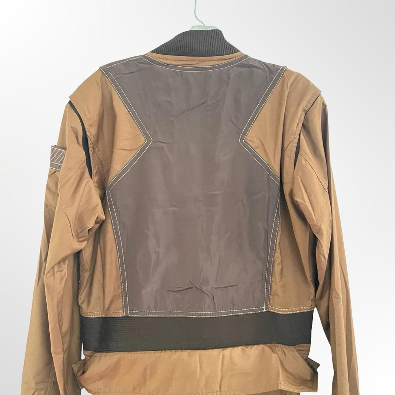 NBDN Nobrandedon Men's Brown Lightweight Utility Jumpsuit in XL NWOT Size US 36 / EU 52 - 5 Thumbnail