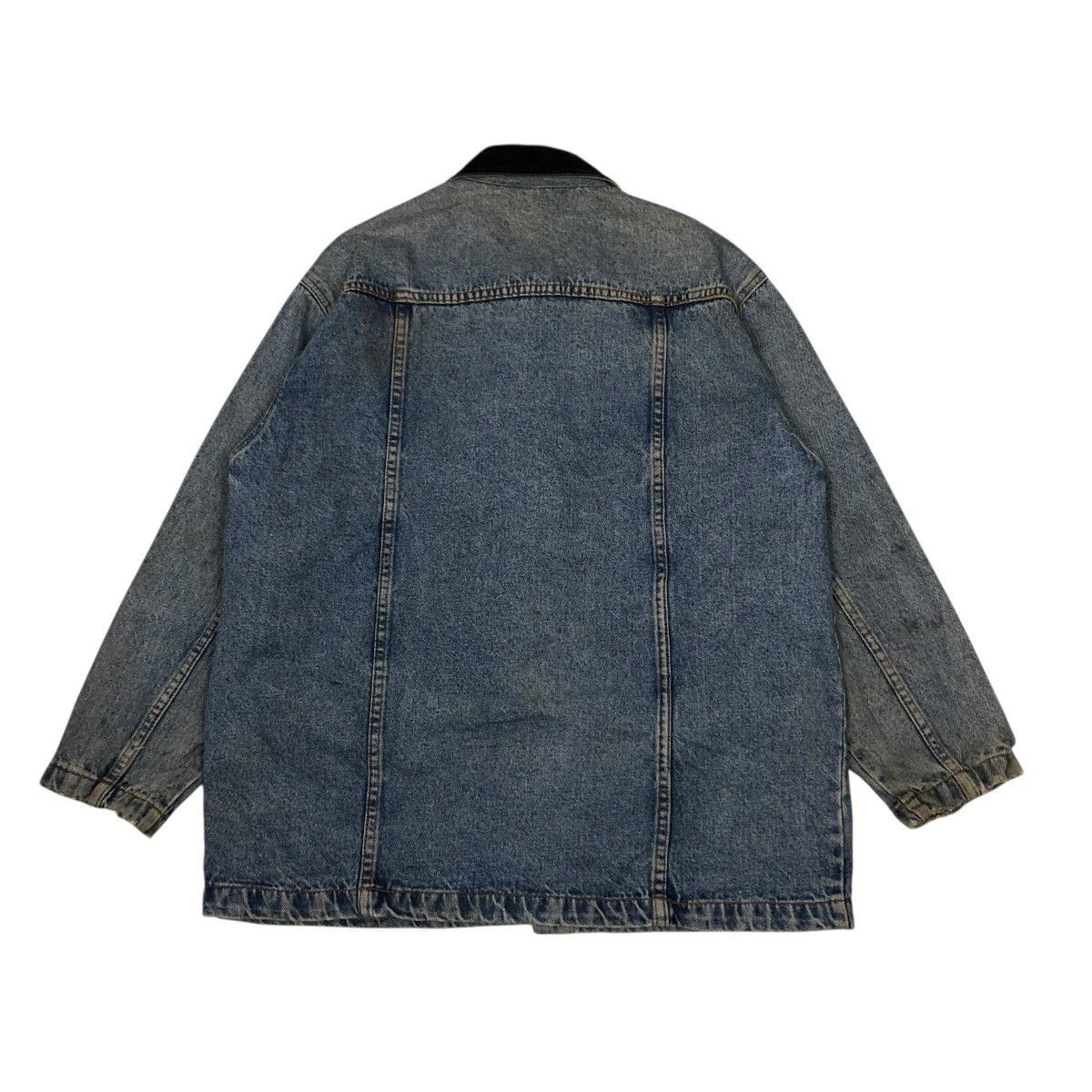 Japanese Brand 🔥VINTAGE CHORE DENIM WORK JACKET BILLBLASS ISSEY MIYAKE Size US M / EU 48-50 / 2 - 2 Thumbnail