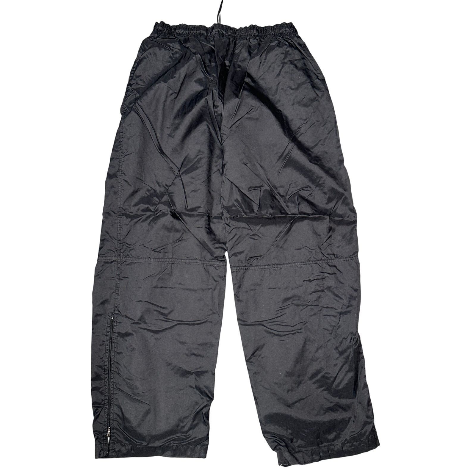 Nike Vintage 90s Nike Cotton Lined Nylon Windbreaker Pants Large Size US 35 - 1 Thumbnail
