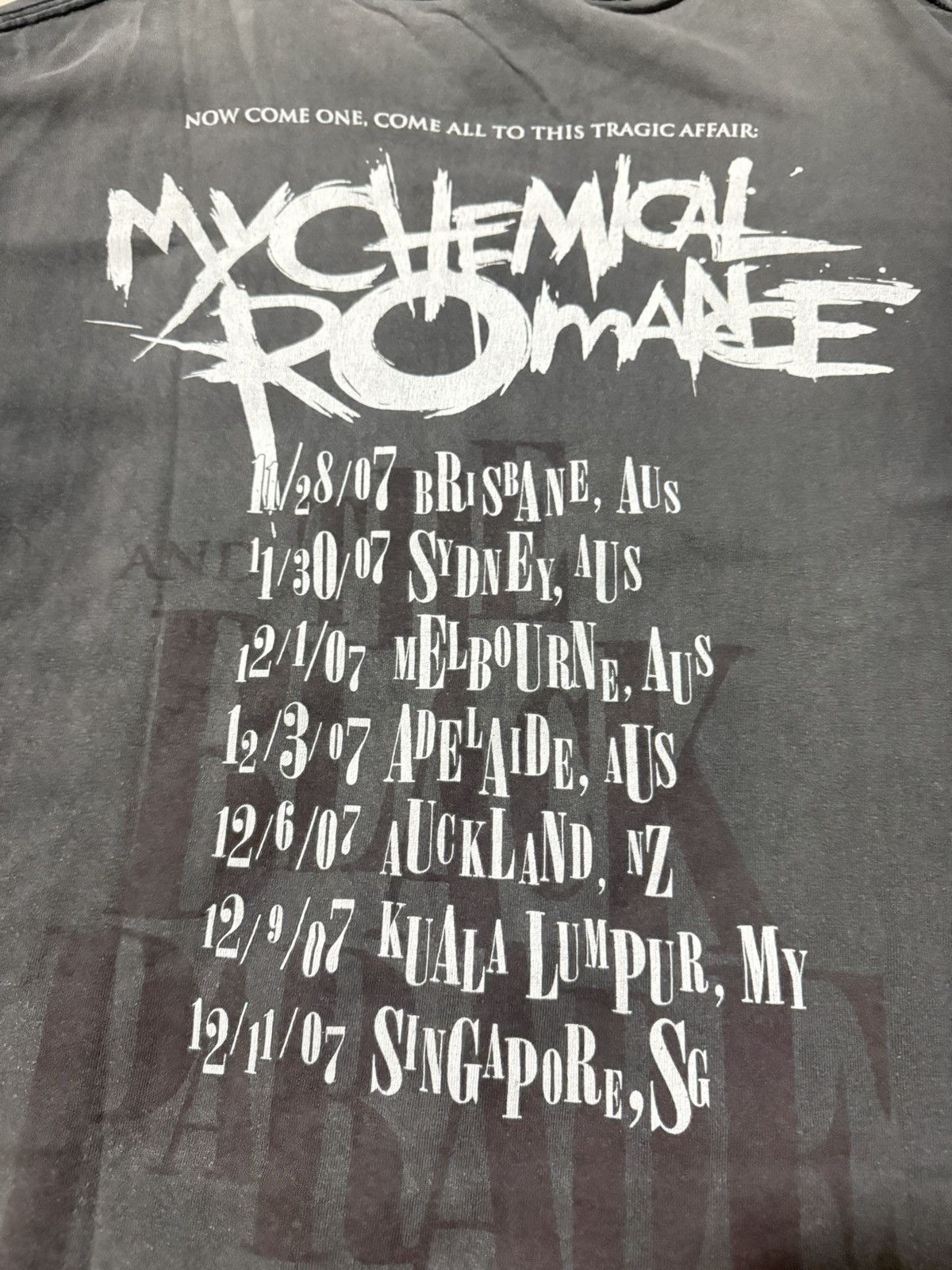 Vintage THRASHED VINTAGE My Chemical Romance The Black Parade Tee Size US L / EU 52-54 / 3 - 6 Thumbnail