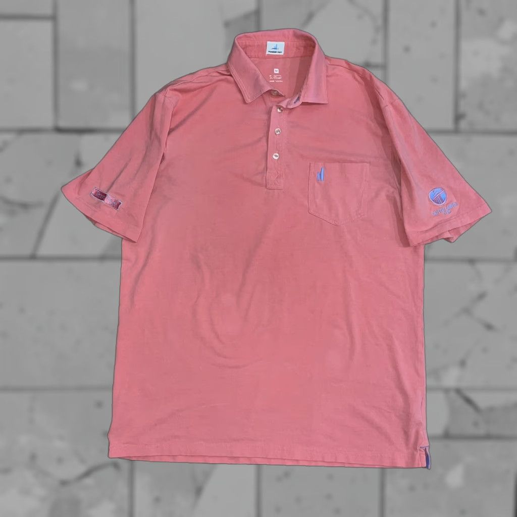 johnnie-O VINTAGE Johnnie-O hangin’ out pocket polo Men’s M Pink Polo Man Adult M Pocket Shirt Size US M / EU 48-50 / 2 - 1 Thumbnail