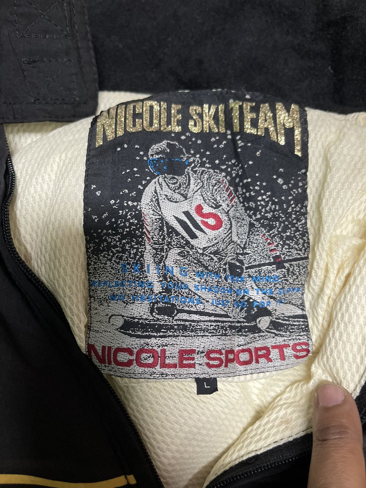 Japanese Brand Vintage Ski Nicole sports Jacket Size US L / EU 52-54 / 3 - 3 Thumbnail