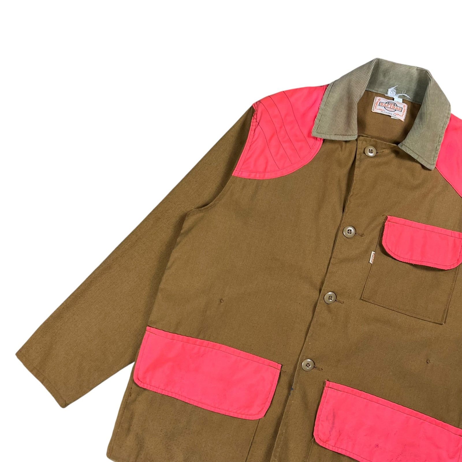 SafTbak × Vintage Vintage 80s SAFTBAK faded chore hunting coat (L) Size US L / EU 52-54 / 3 - 4 Thumbnail