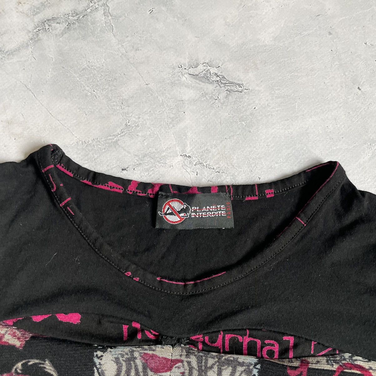 Diesel × Japanese Brand Vintage Avantgarde Printed Y2K Longsleeve Diesel Style Size S / US 4 / IT 40 - 5 Thumbnail