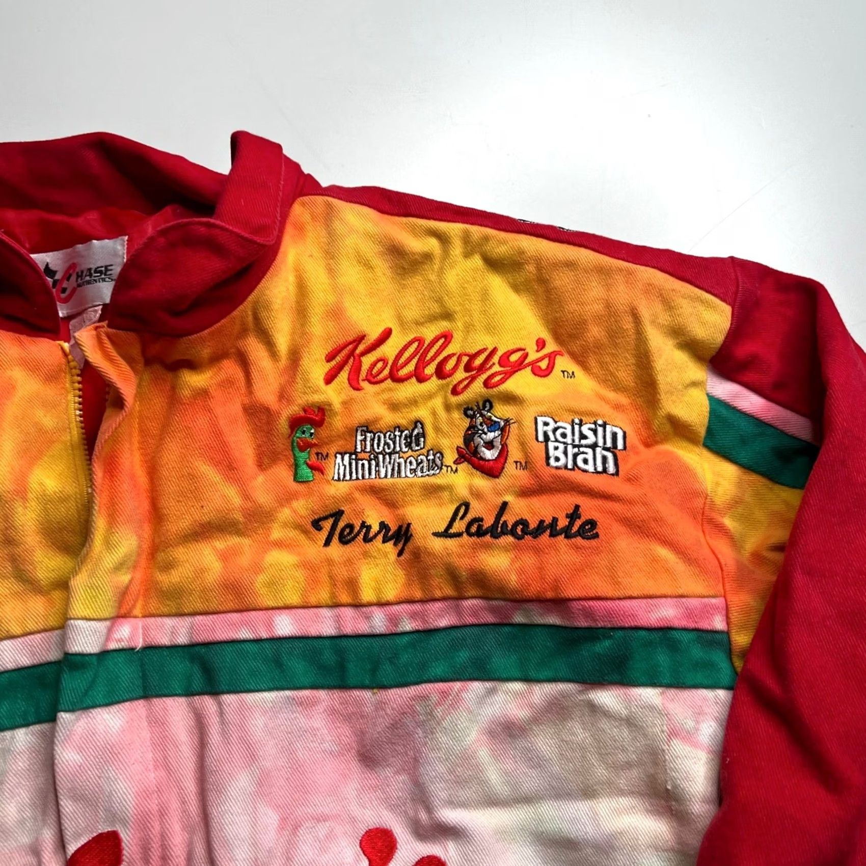 Chase Authentics VINTAGE Chase Authentics NASCAR Terry Labonte Kelloggs Corn Flakes Racing Jacket Large Size US L / EU 52-54 / 3 - 6 Thumbnail