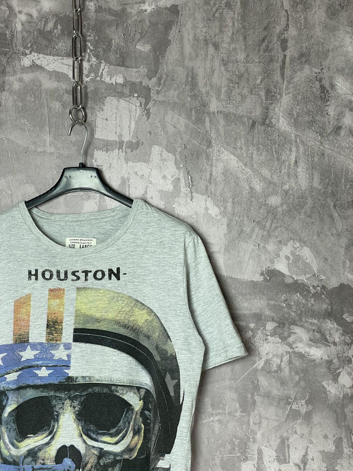 Allsaints × Vintage T-shirt Vintage Allsaints Distressed Faded Art Graffiti Rare Size US M / EU 48-50 / 2 - 3 Thumbnail