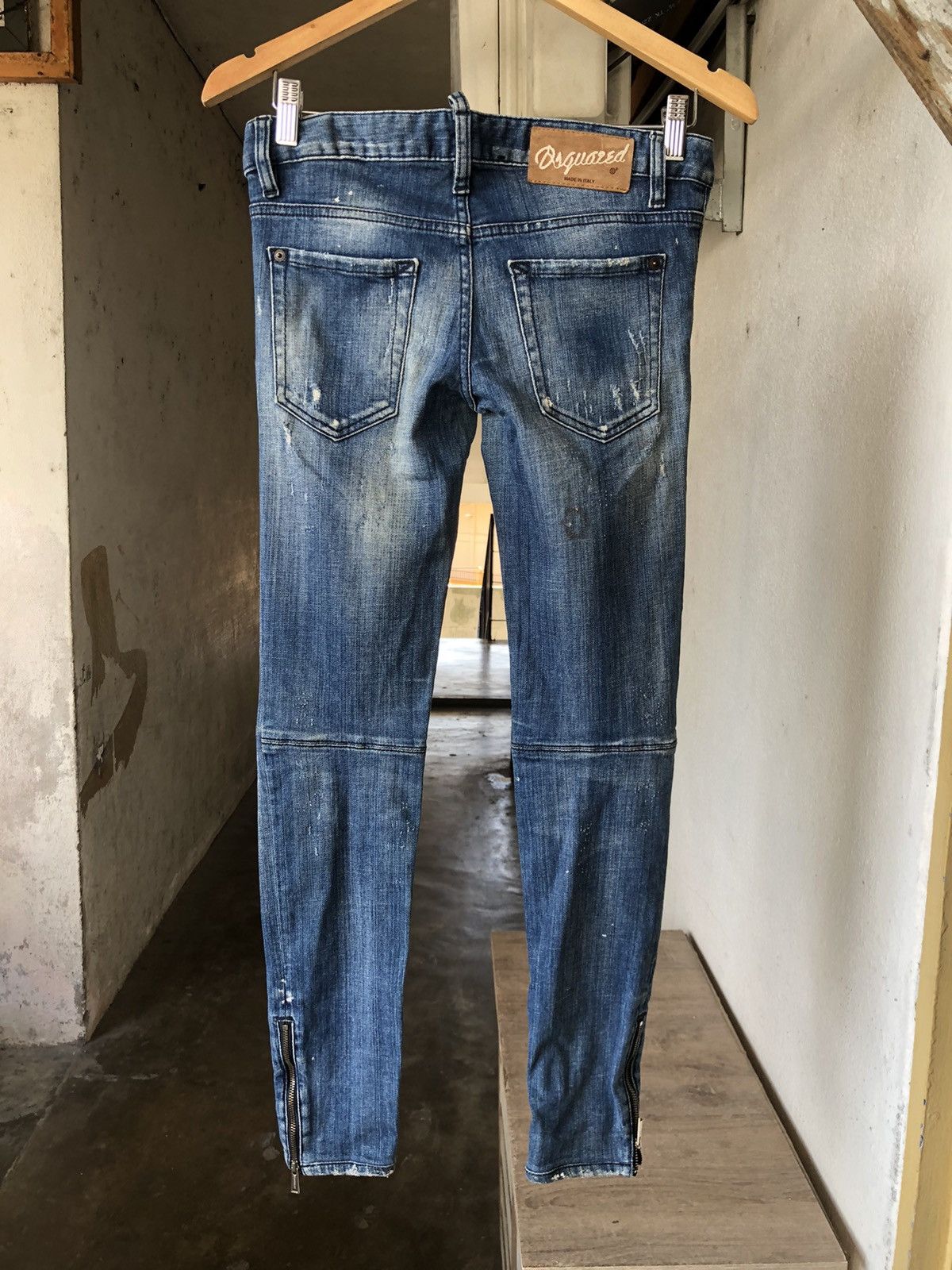 Dsquared2 Dsquared2 Distressed Punk Design Skinny Denim Size 26" / US 2 / IT 38 - 2 Thumbnail