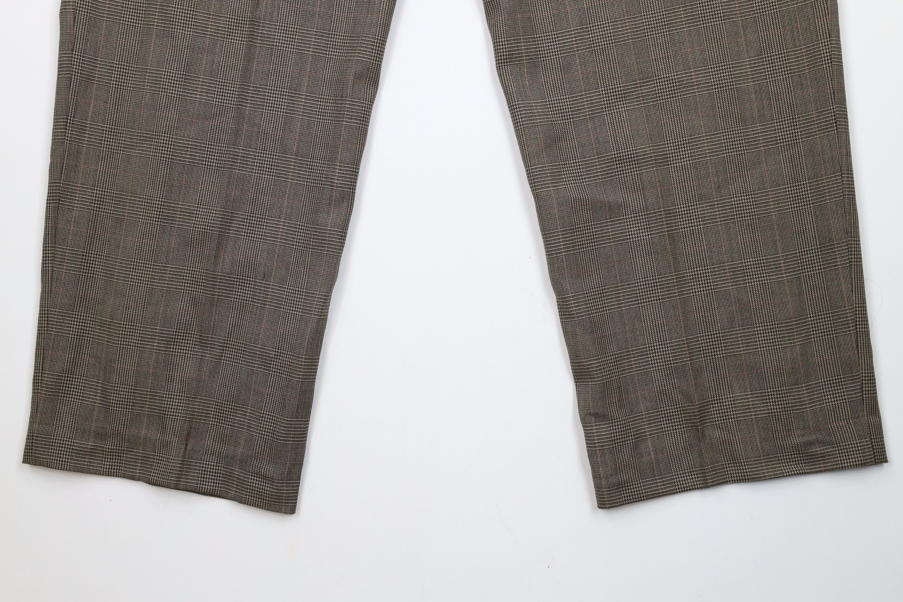 Lands' End × Vintage Vintage 90s Lands End Wide Leg Houndstooth Plaid Chino Pants Size US 40 / EU 56 - 12 Thumbnail