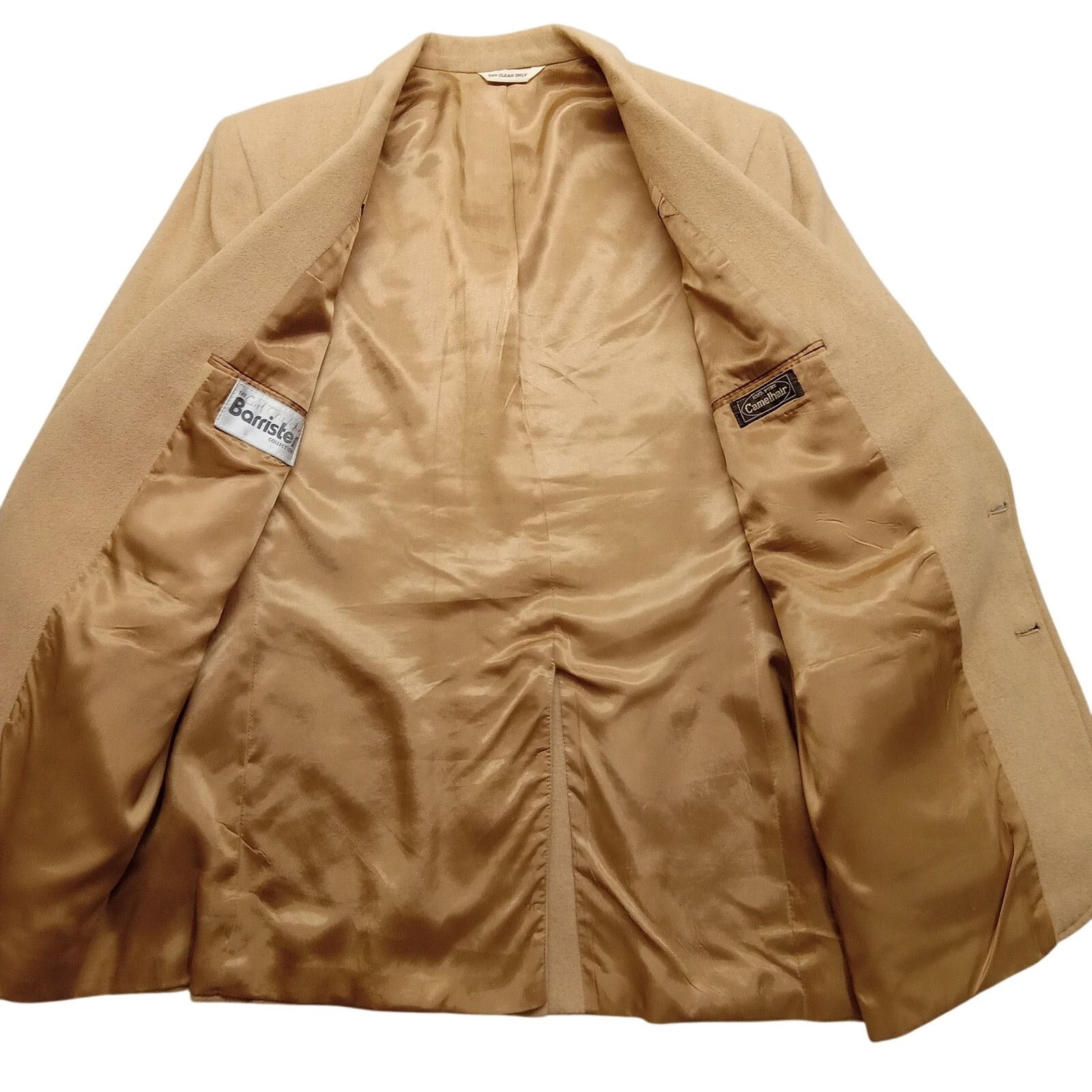 & Other Stories The Barrister Blazer Suit Jacket Mens 38 Pure Camel Hair USA Size 38R - 2 Thumbnail