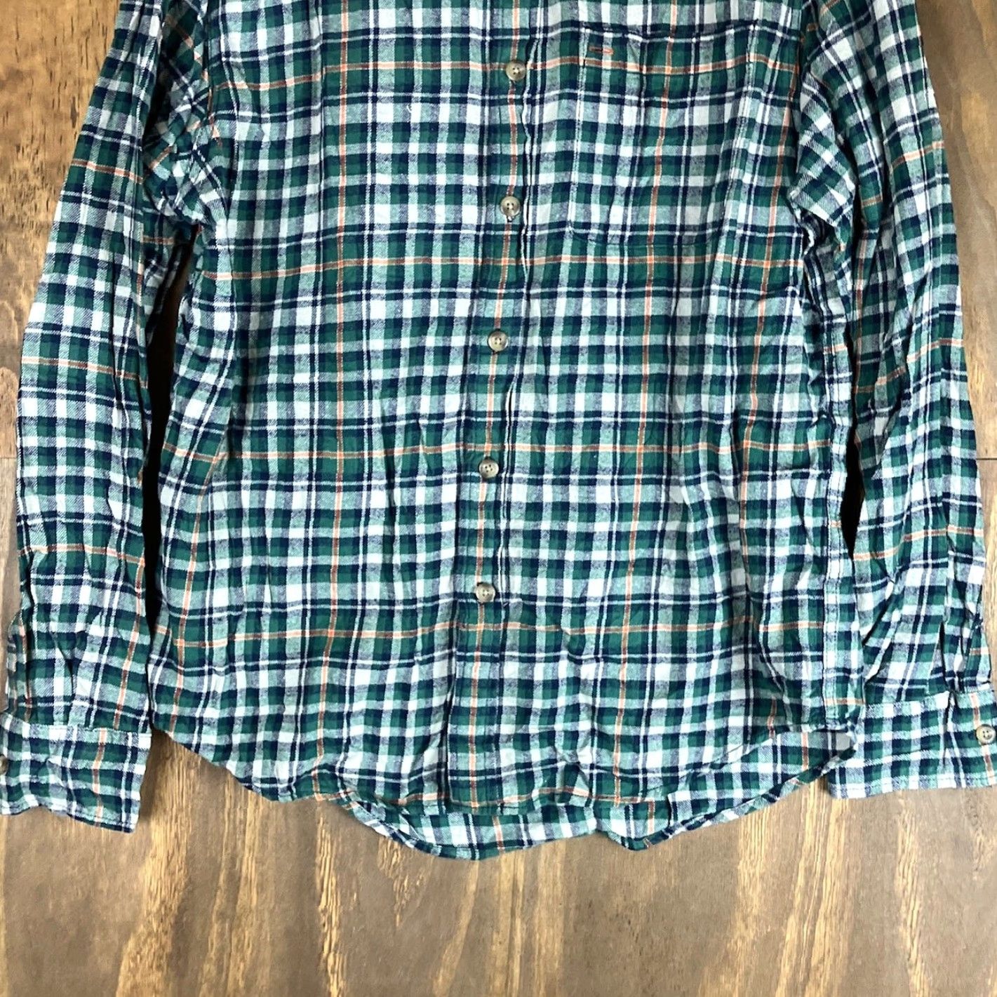 Eddie Bauer VINTAGE Eddie Bauer Mens Shirt Green Plaid Outdoor Soft Button-Down 100% Cotton M Size US M / EU 48-50 / 2 - 3 Thumbnail