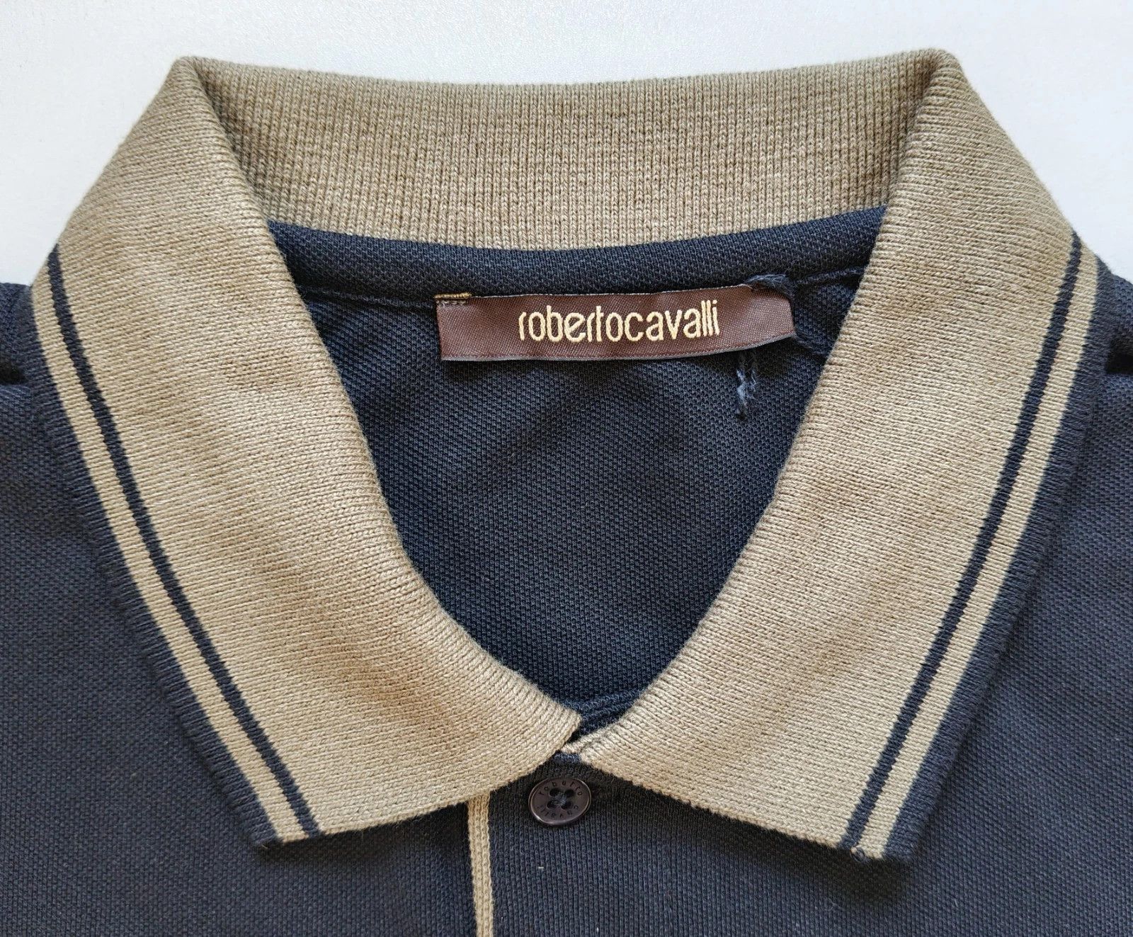Roberto Cavalli Robert Cavalli RC Monogram-Embroidered Polo Shirt T / 6009 Size US L / EU 52-54 / 3 - 5 Thumbnail