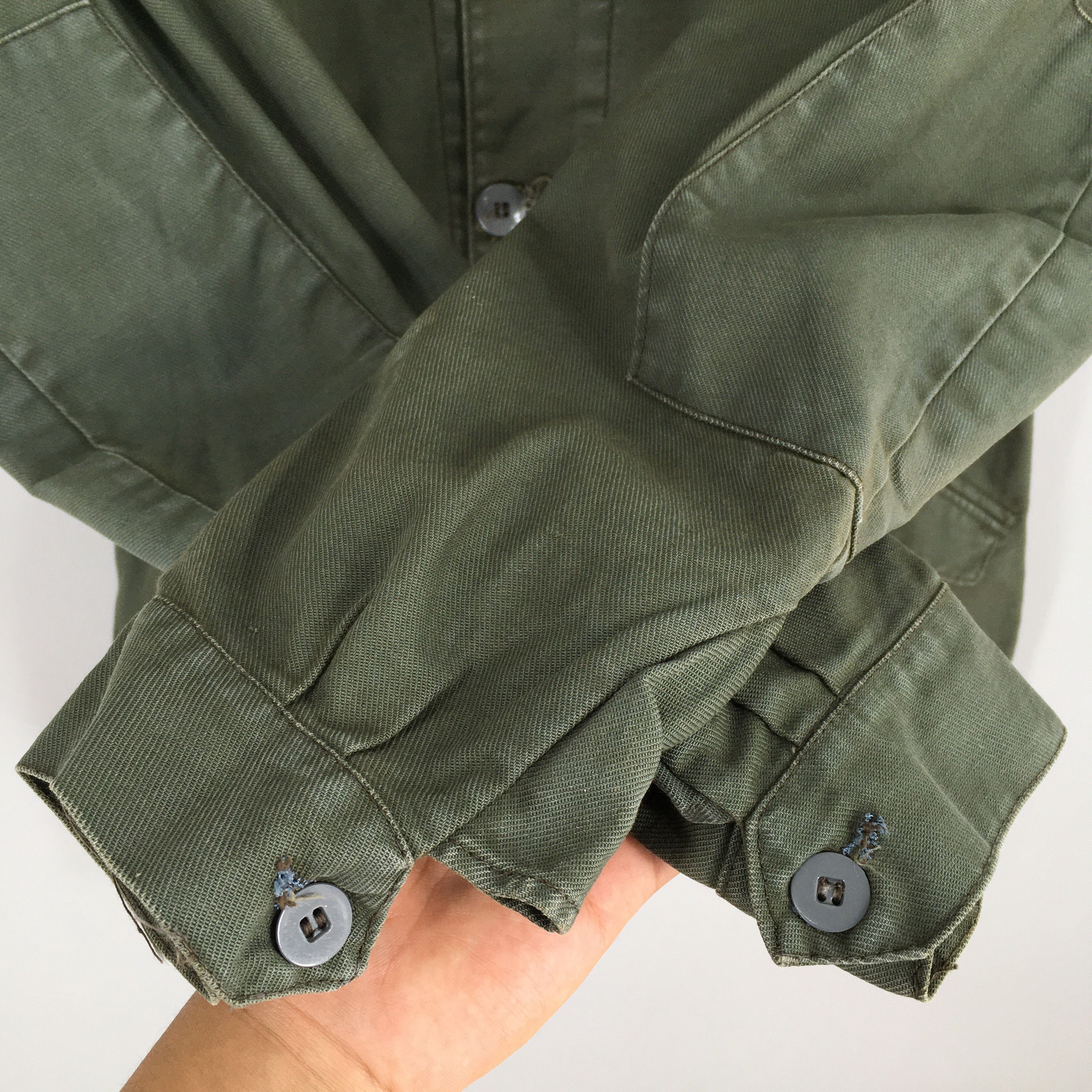 Vintage 70's Swedish C48 Infrantry Military Olive Jacket Medium Size US M / EU 48-50 / 2 - 5 Thumbnail