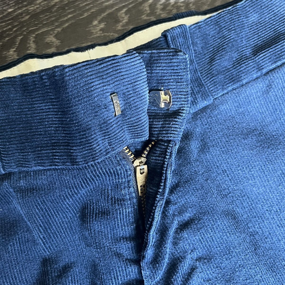 Big Mac Vintage 1980s Big Mac Blue Corduroy Pants Trousures 32x30 Size US 32 / EU 48 - 7 Thumbnail