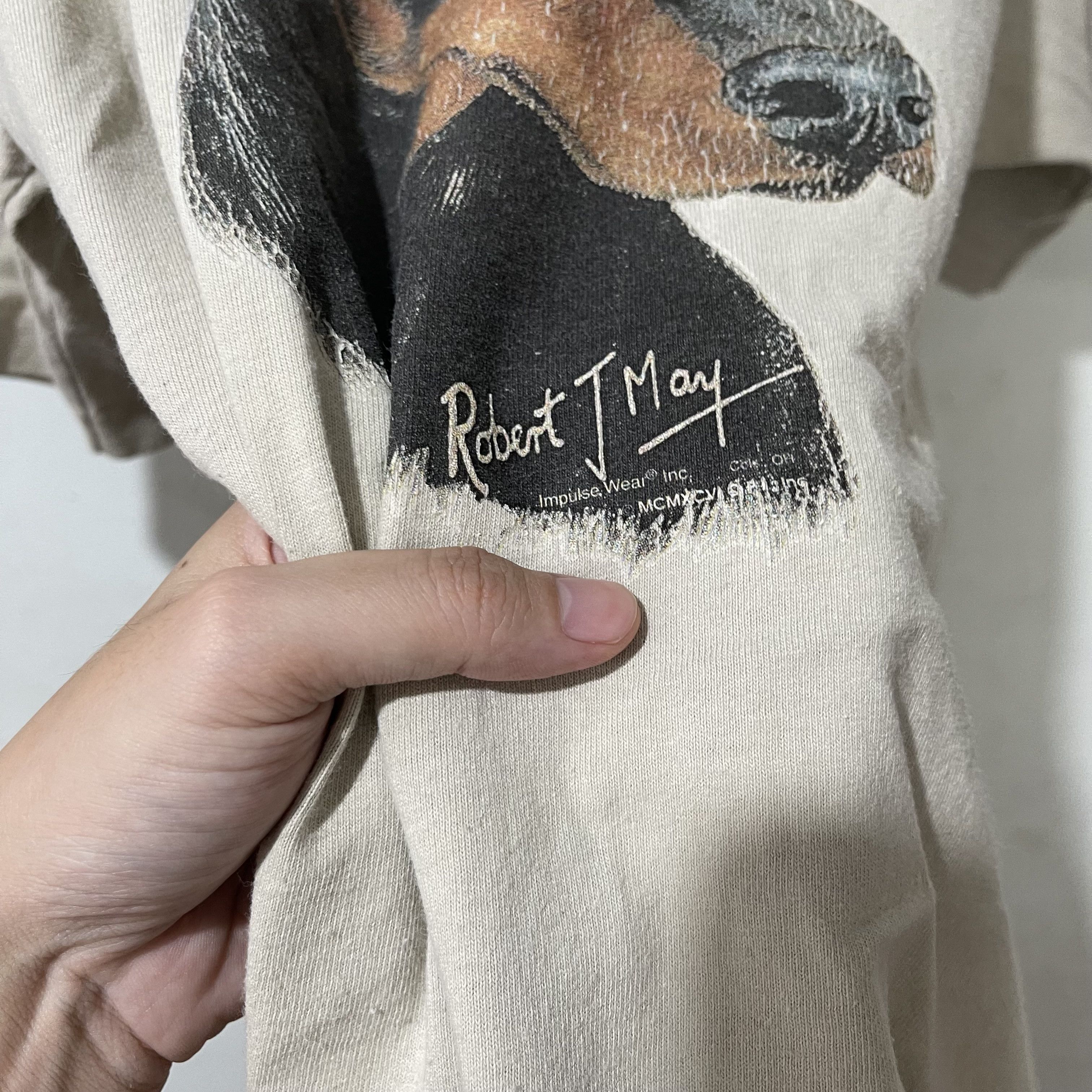 Vintage Vintage 90s Doberman Pinscher T-Shirt Size US M / EU 48-50 / 2 - 3 Thumbnail