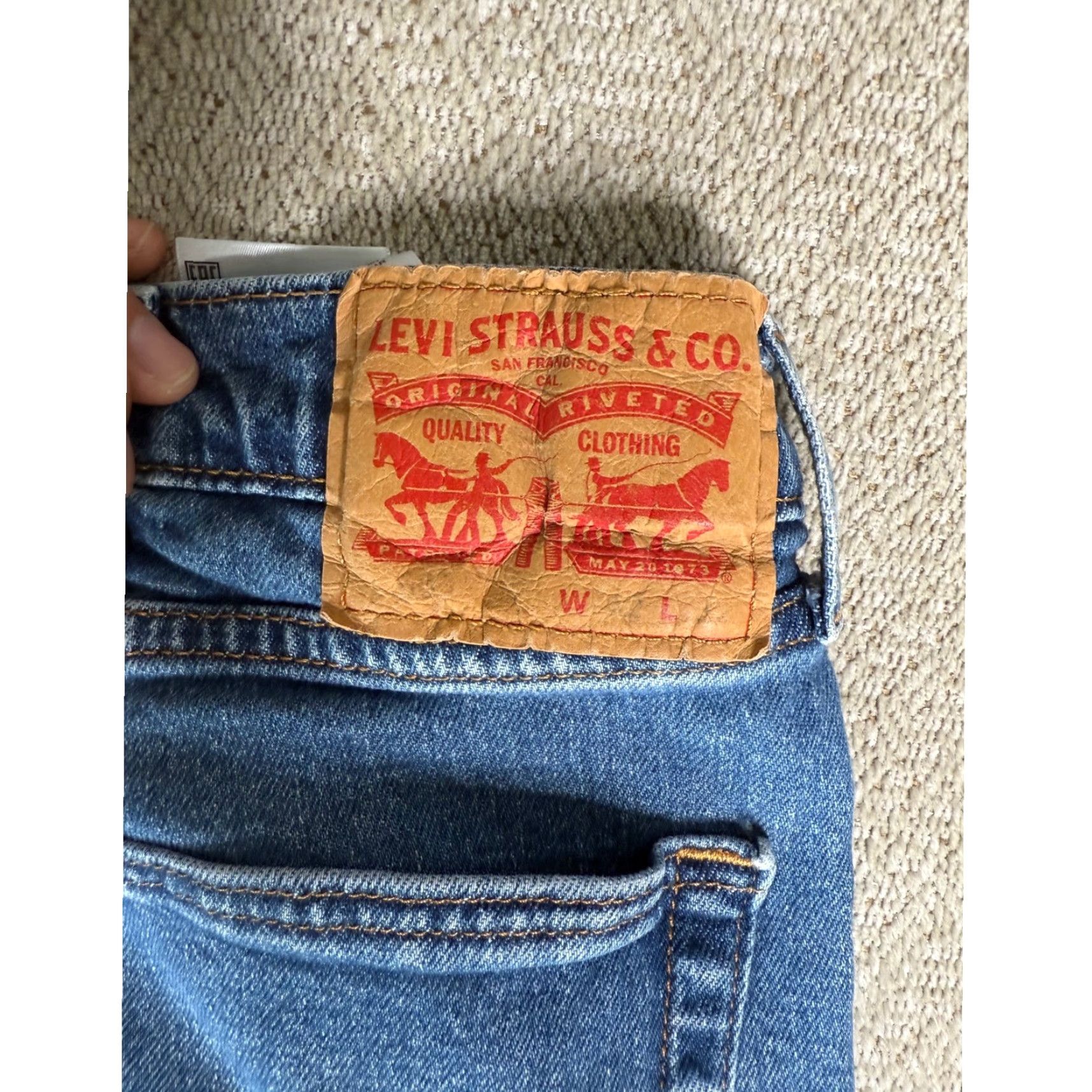 Levi's Levi's 501 Jeans Mens Straight Denim Blue W42 L32 Classic Fit Jeans Size US 42 / EU 58 - 7 Thumbnail
