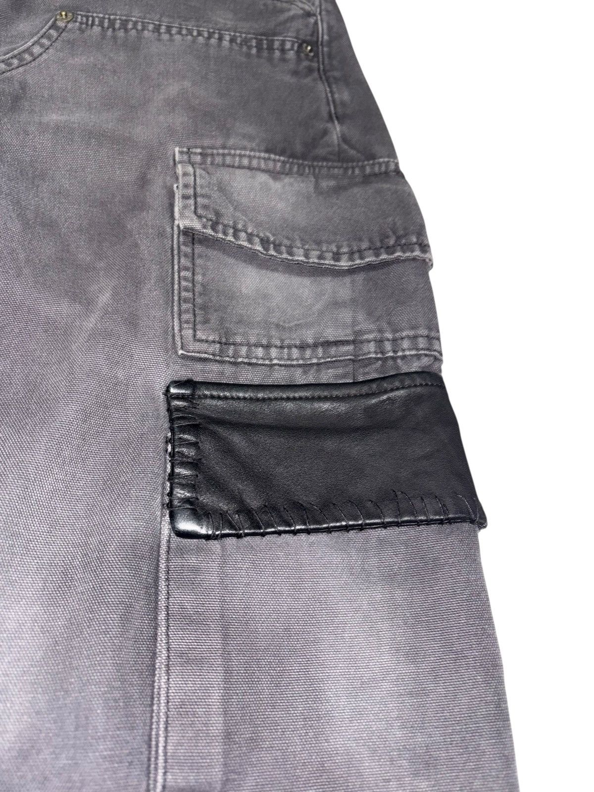 Undercover SS12 Undercover Open Strings Cargo Pants Leather Patch Knee Size US 32 / EU 48 - 5 Thumbnail