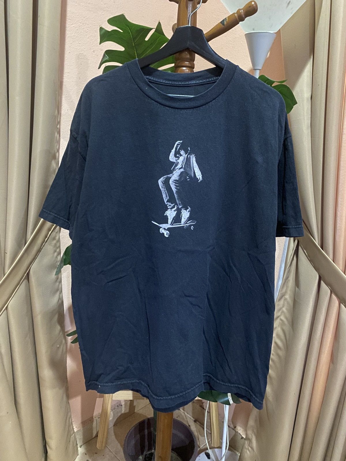 Other Shake Junt x Ali Boulala Skateboarding Graphic T-Shirt Black Size US XL / EU 56 / 4 - 1 Thumbnail