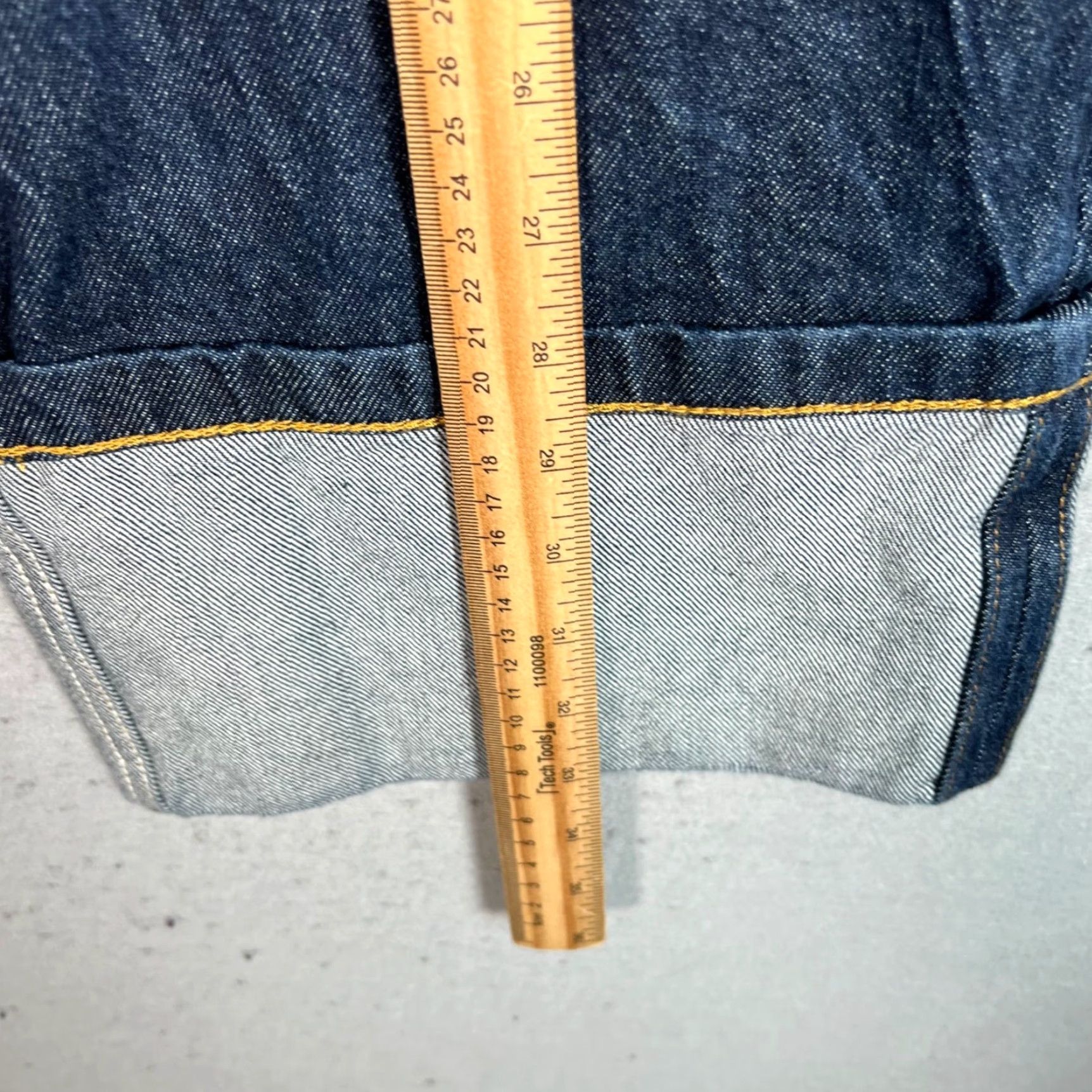 VINTAGE COS Jeans Women 27 Blue Denim 100% Cotton High Rise Cropped Womens