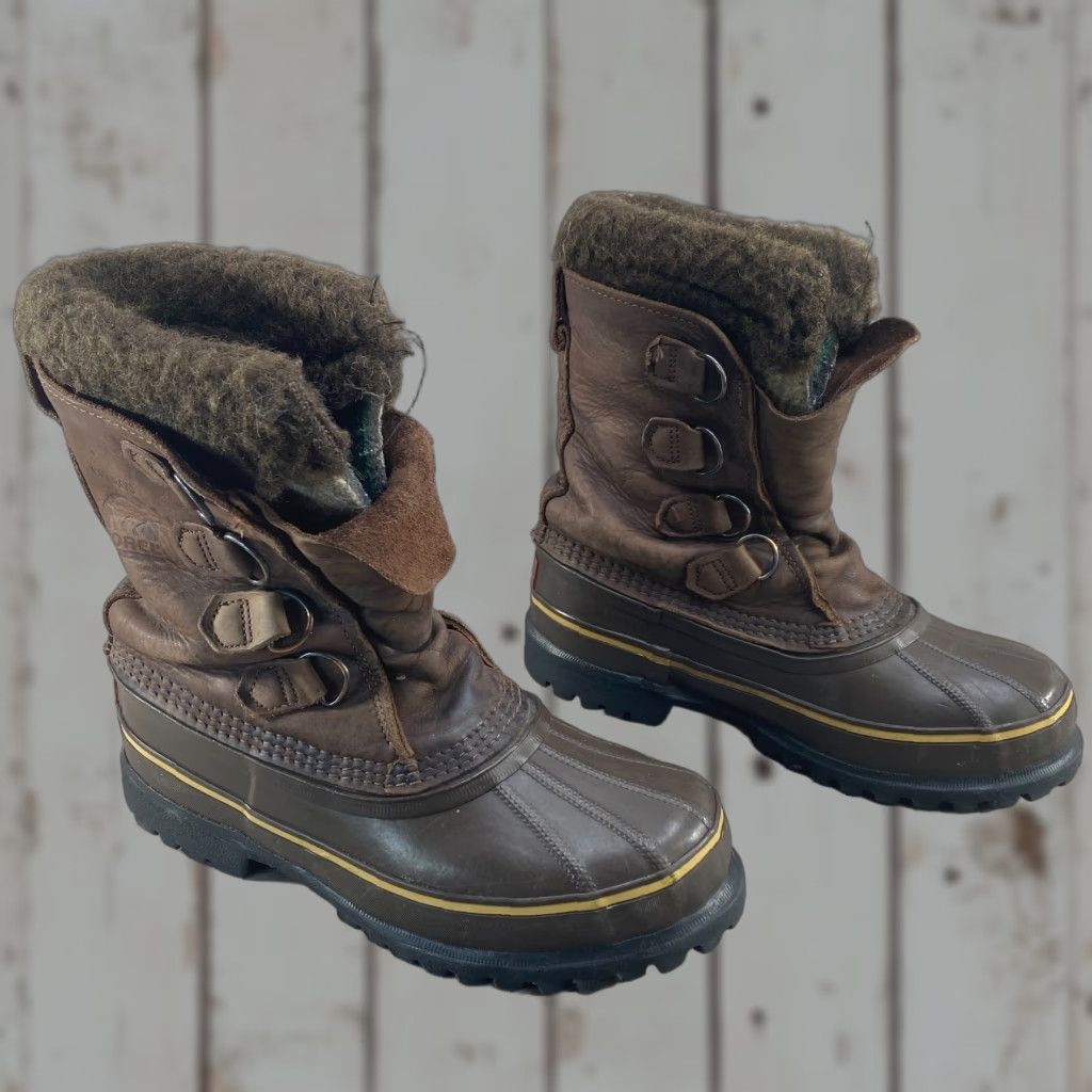SOREL Sorel Caribou Boots Women Brown Leather Waterproof Insulated Lined Canada Winter Snow 6 Size US 6 / IT 36 - 1 Thumbnail