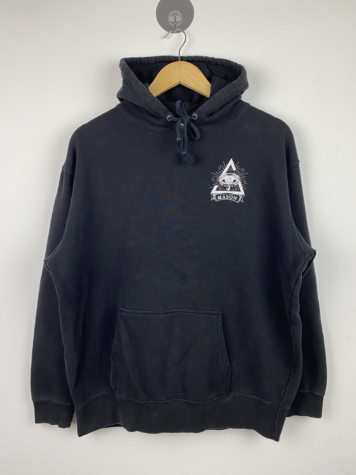 Japanese Brand Vintage Mason Sixty-Nine Pullover Hoodie Size US XL / EU 56 / 4 - 3 Thumbnail