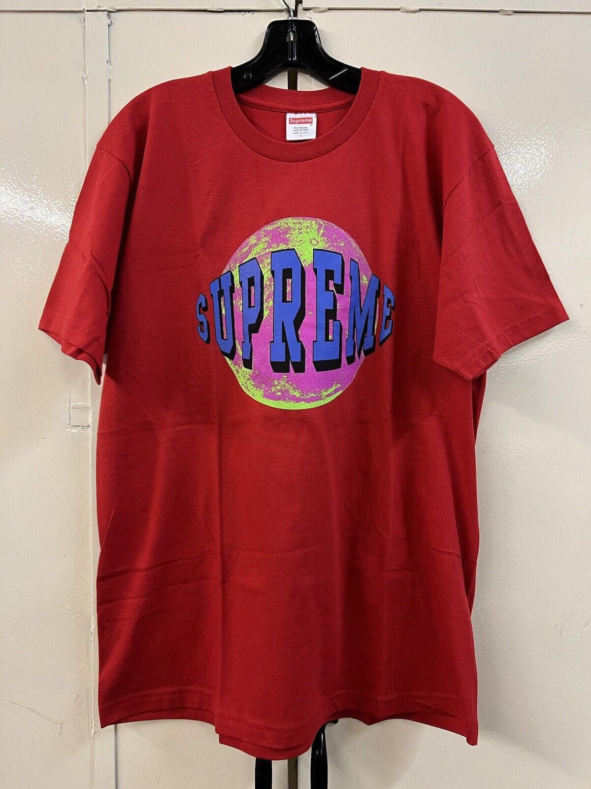 Supreme FW15 Supreme Lunar Tee T-Shirt Red Sz L Large 2015 Size US L / EU 52-54 / 3 - 2 Thumbnail