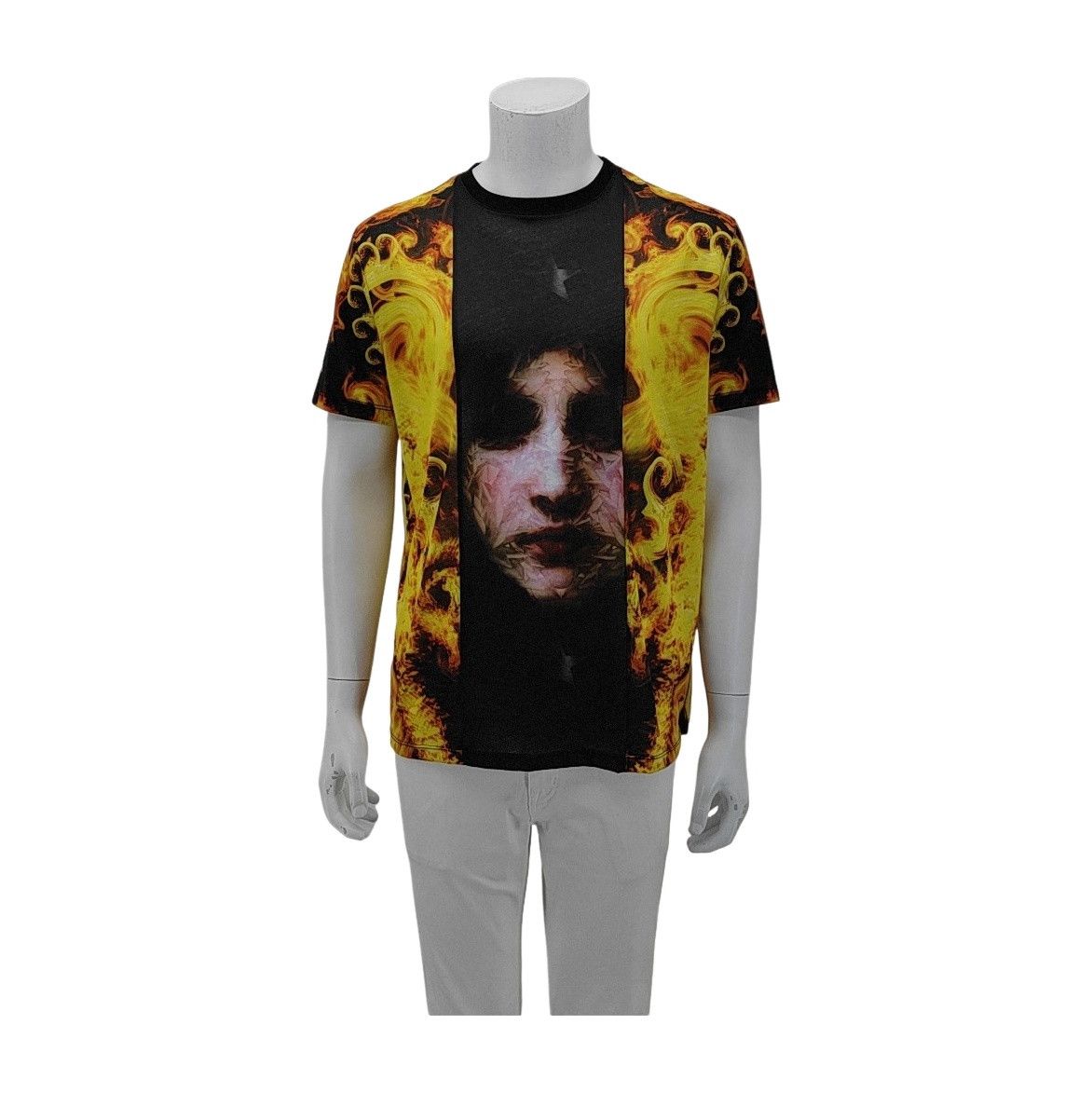 Givenchy Givenchy Flame Graphic Face Print T-Shirt S Size US S / EU 44-46 / 1 - 1 Thumbnail