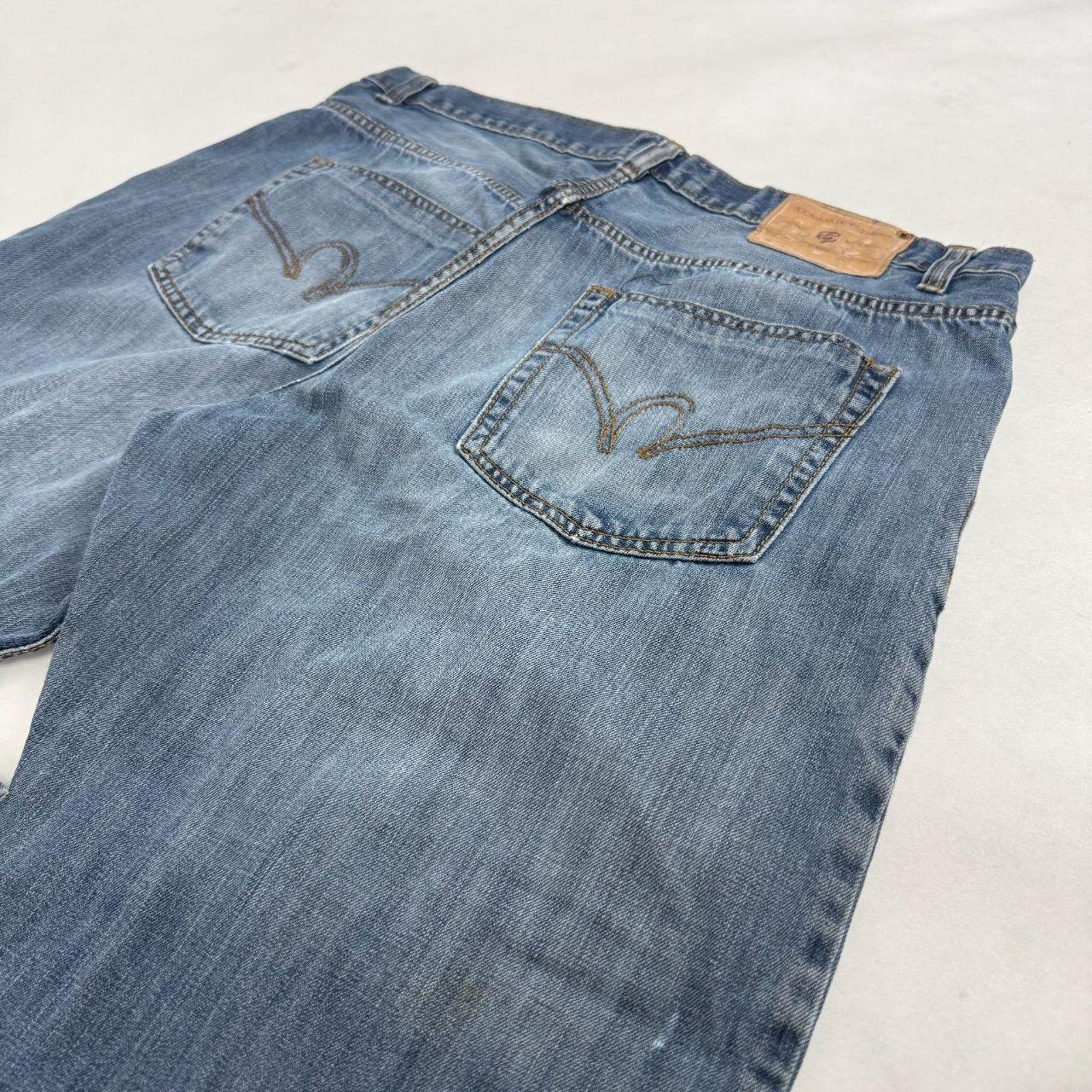 JNCO × Rocawear × Vintage Vintage y2k rocawear archive baggy wide leg stonewash jeans Size US 38 / EU 54 - 2 Thumbnail
