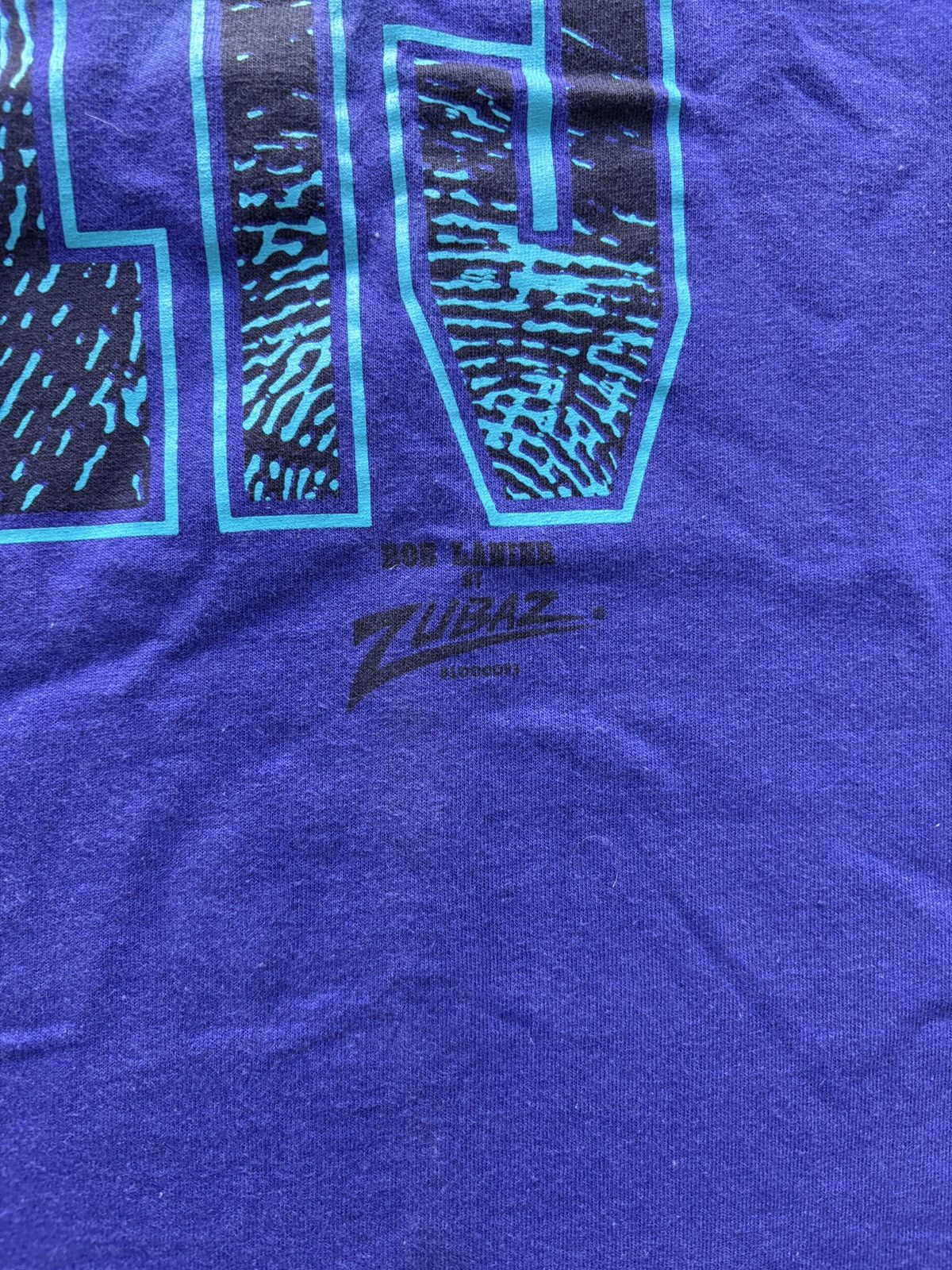 Zubaz Vintage 90s Charlotte Hornets Graphic Tee Size US L / EU 52-54 / 3 - 4 Thumbnail