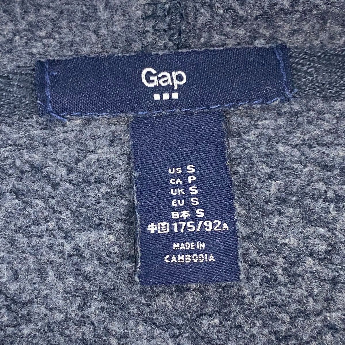 Vintage Vintage Gap Zip Hoodie Blue Pullover Jumper Size L Size US L / EU 52-54 / 3 - 7 Thumbnail