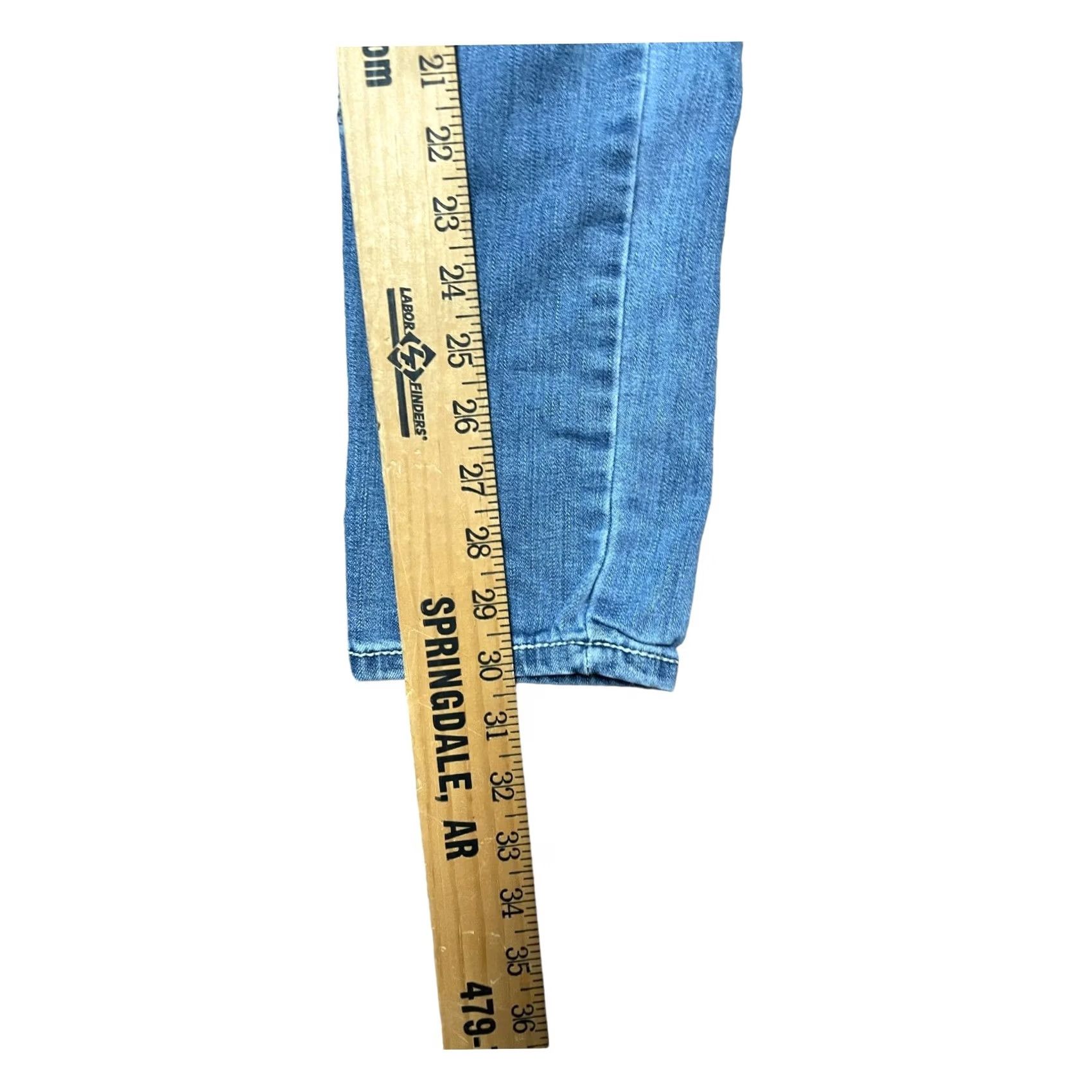 Vintage D'mode Women’s Studded Embroidered Blue Jean Pants Sz 7 Straight Leg Rhinestones Jeans Women 90s Vintage No Size 28" / US 6 / IT 42 - 7 Thumbnail