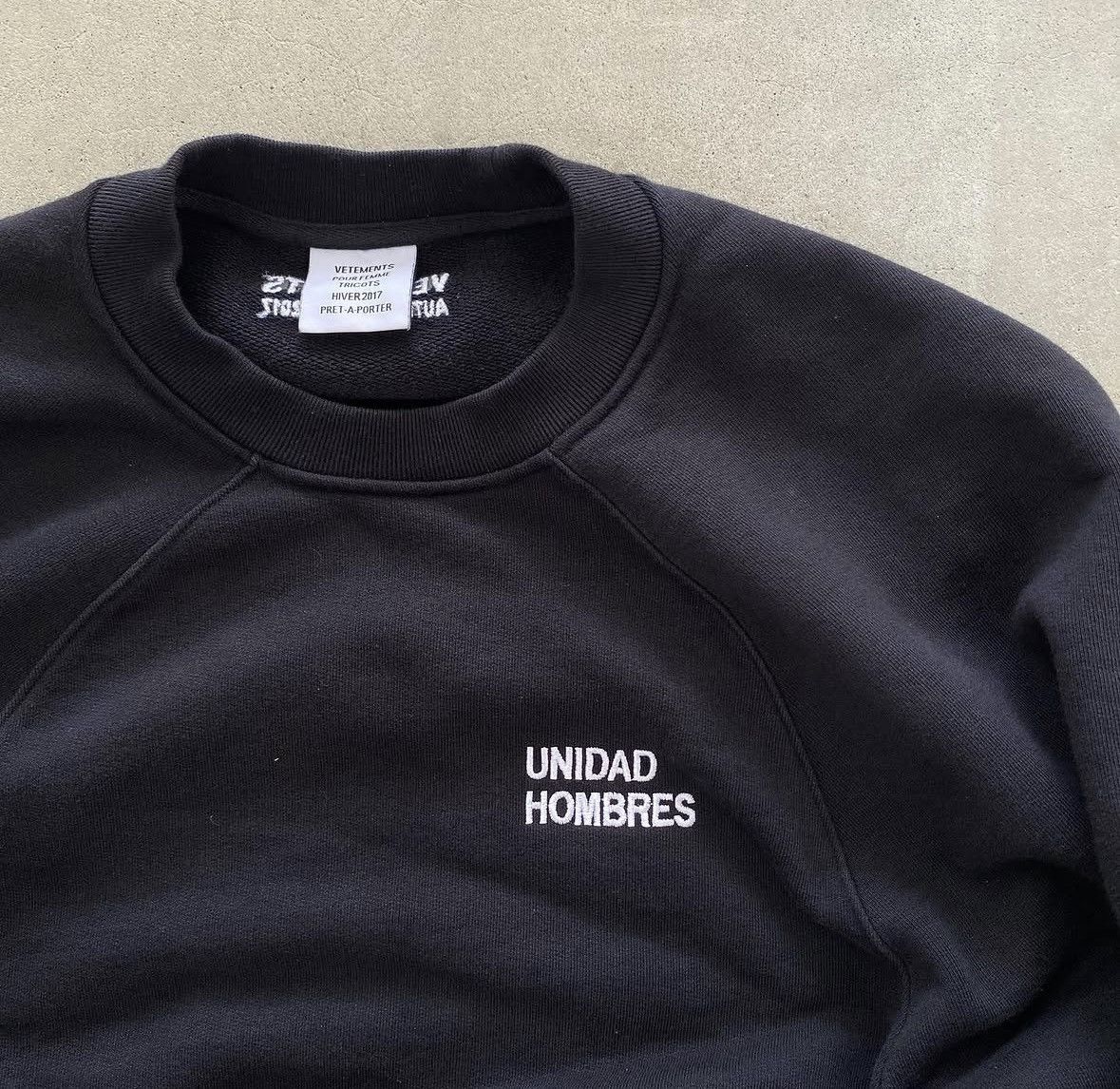 Vetements Vetements Unidad Hombres Sweater Size US S / EU 44-46 / 1 - 2 Thumbnail