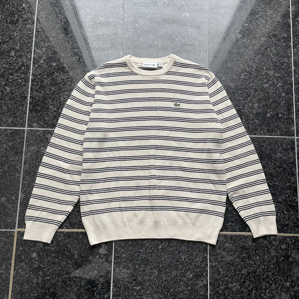 Lacoste × Vintage Lacoste Vintage Sweater Size US L / EU 52-54 / 3 - 1 Thumbnail