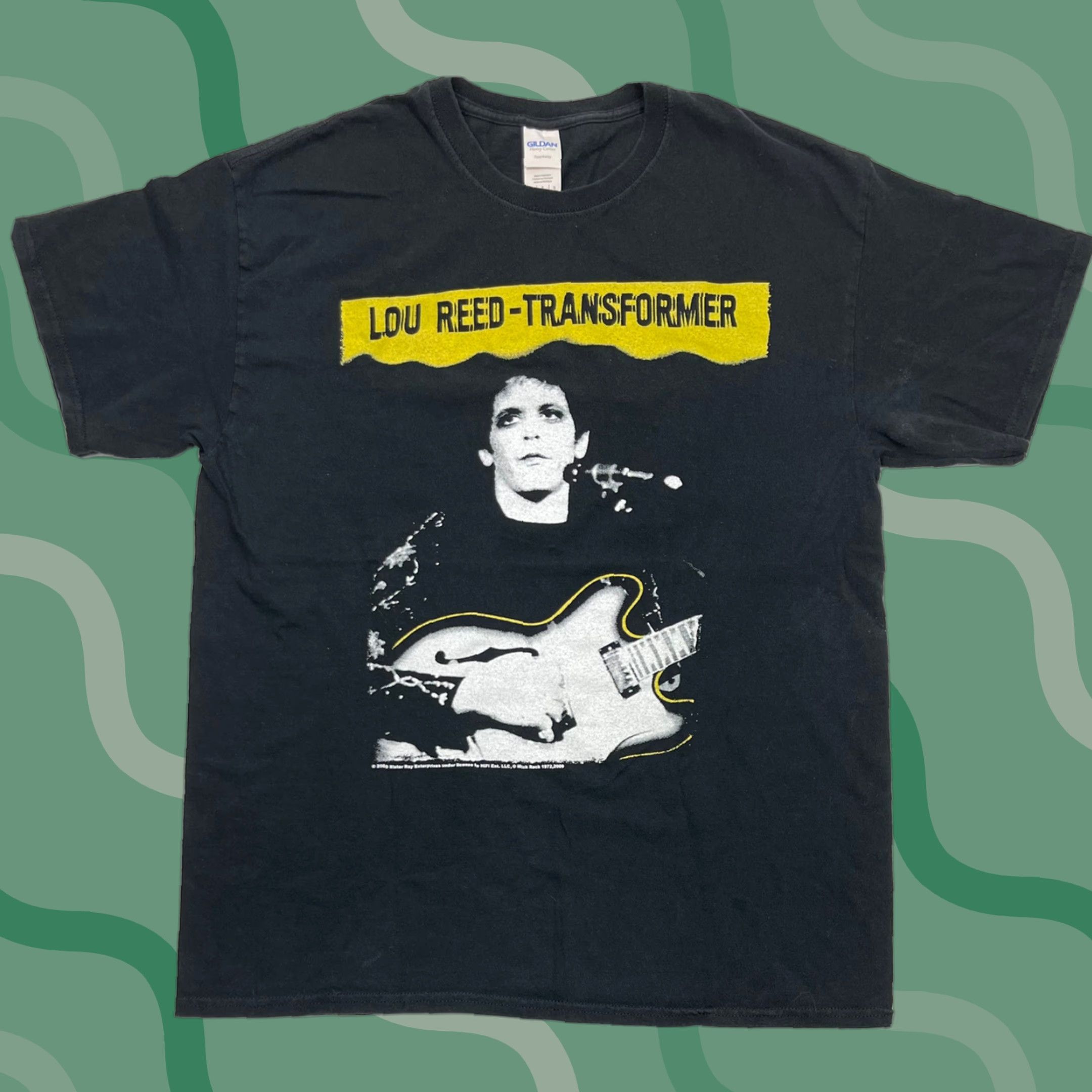 Gildan VINTAGE Lou Reed 70s Band T-Shirt Black Graphic Punk Rock Sz L Unisex Adults Size US L / EU 52-54 / 3 - 1 Thumbnail