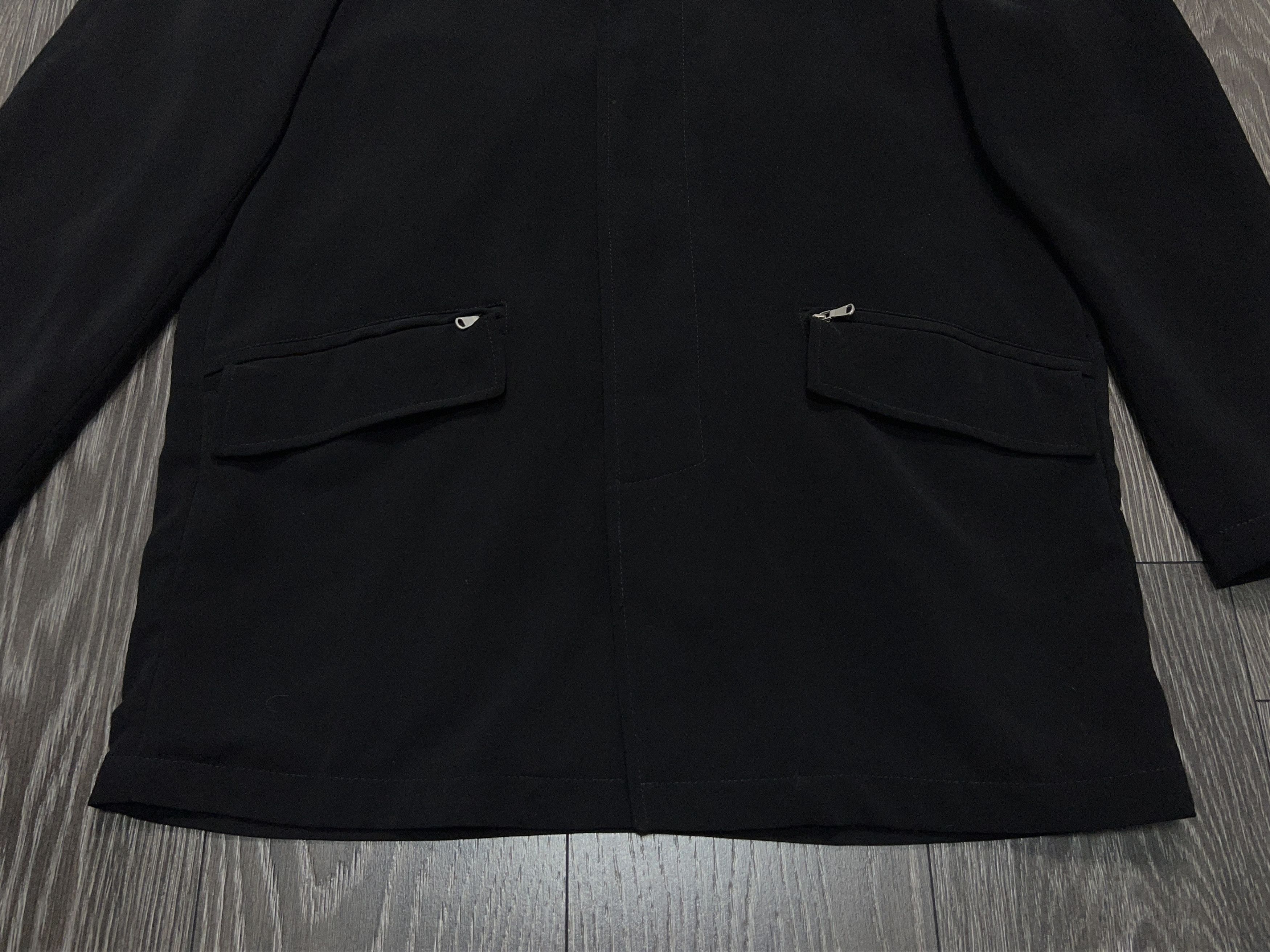 Pal Zileri Sport Polyester Black Jacket Coat Button Size US 40 EU 50 Size US M / EU 48-50 / 2 - 2 Thumbnail