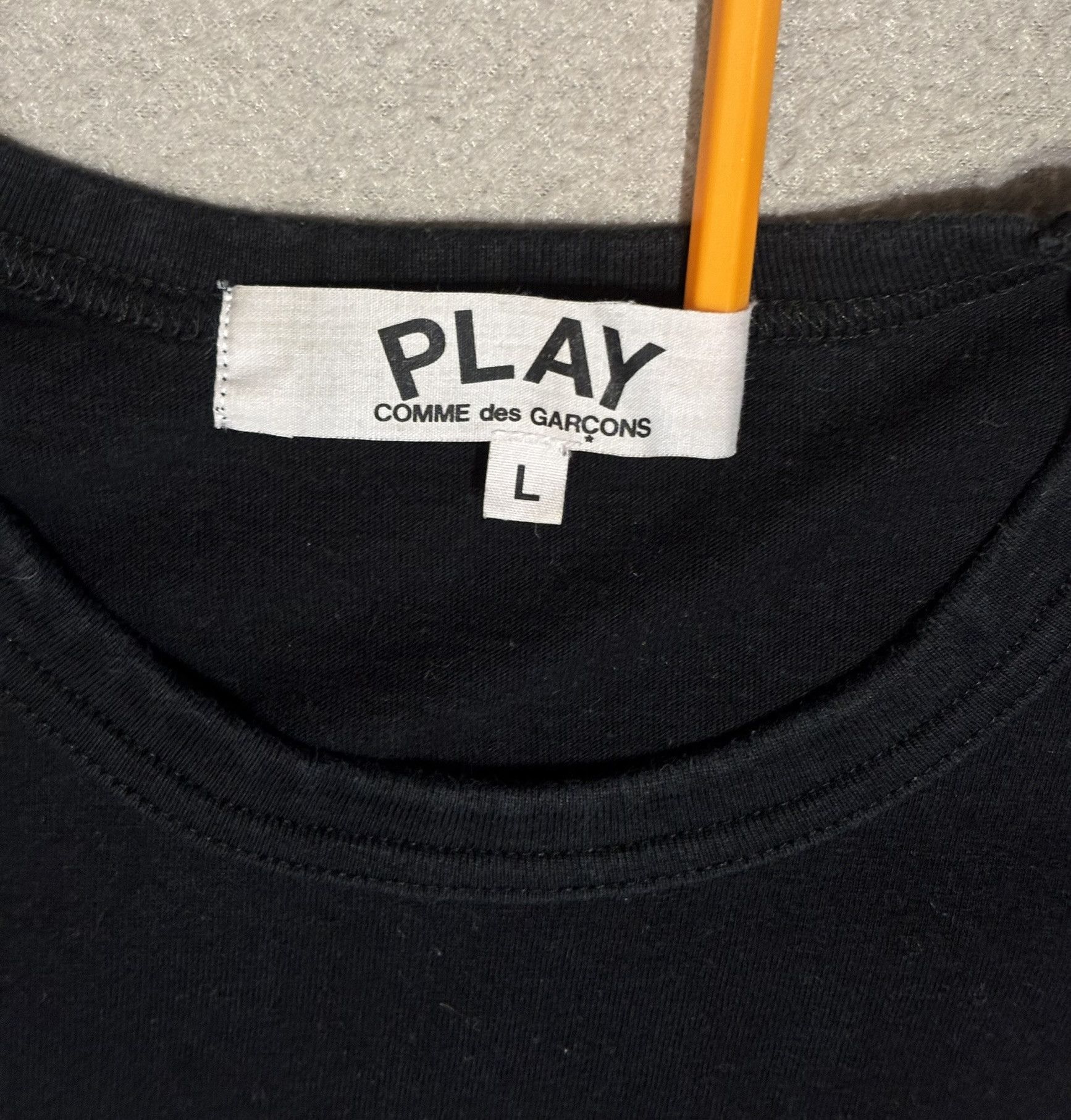 Comme des Garcons PLAY Play Comme des Garcons T-Shirt Black size. L Size L / US 10 / IT 46 - 12 Thumbnail