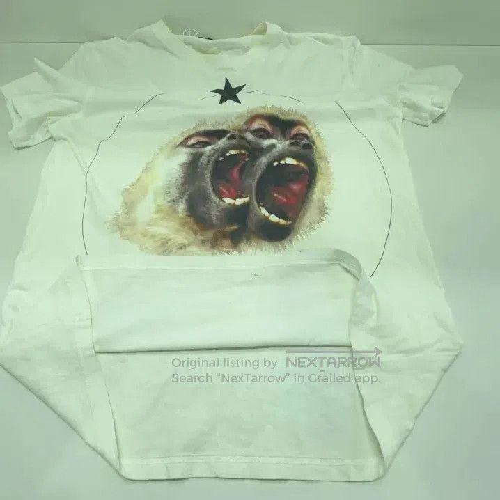 Givenchy Givenchy Monkey Head Print Short Sleeve Shirt. Size US L / EU 52-54 / 3 - 2 Thumbnail