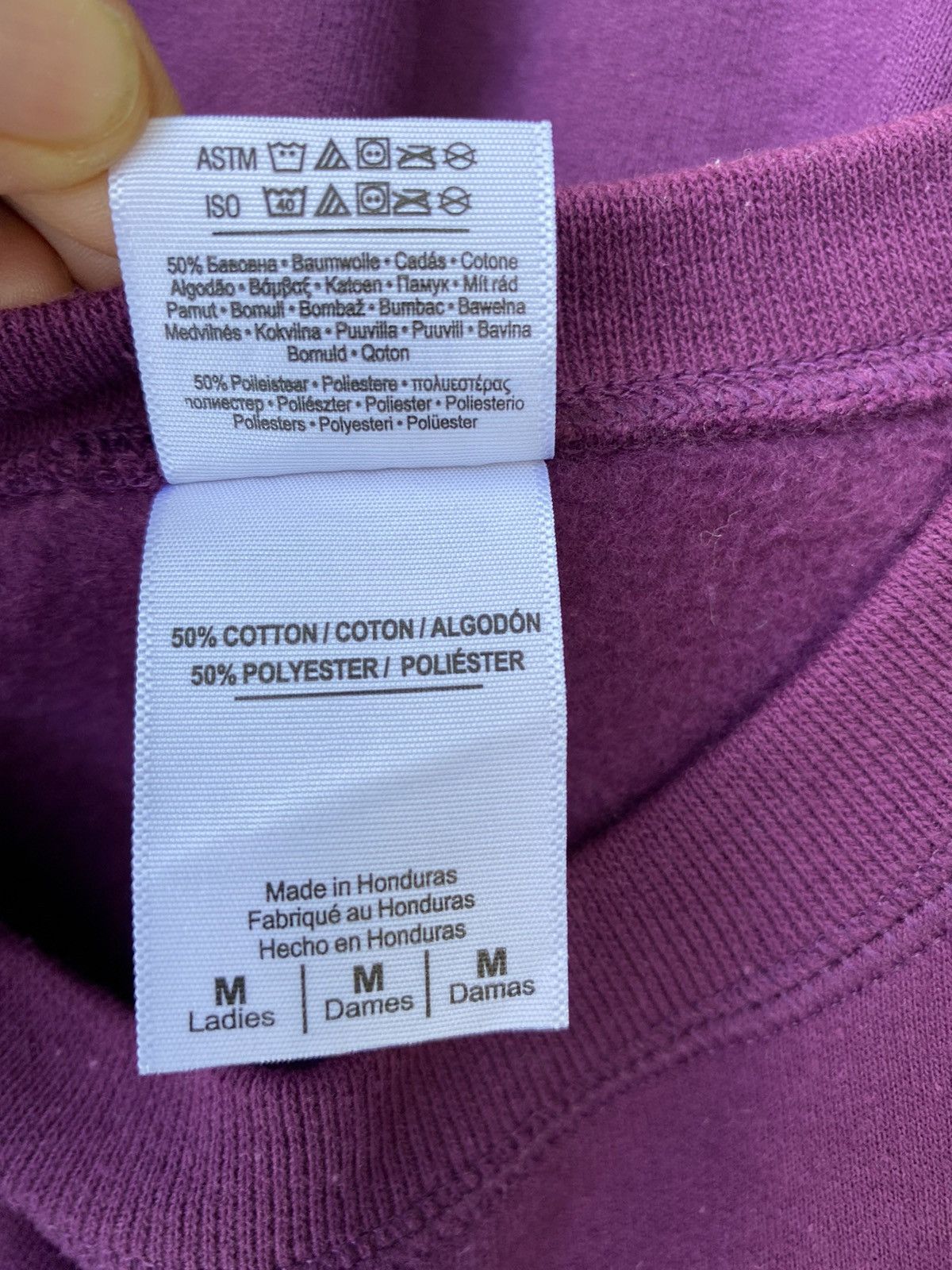 Gildan Gildan vintage purple sweater Size M / US 6-8 / IT 42-44 - 13 Thumbnail