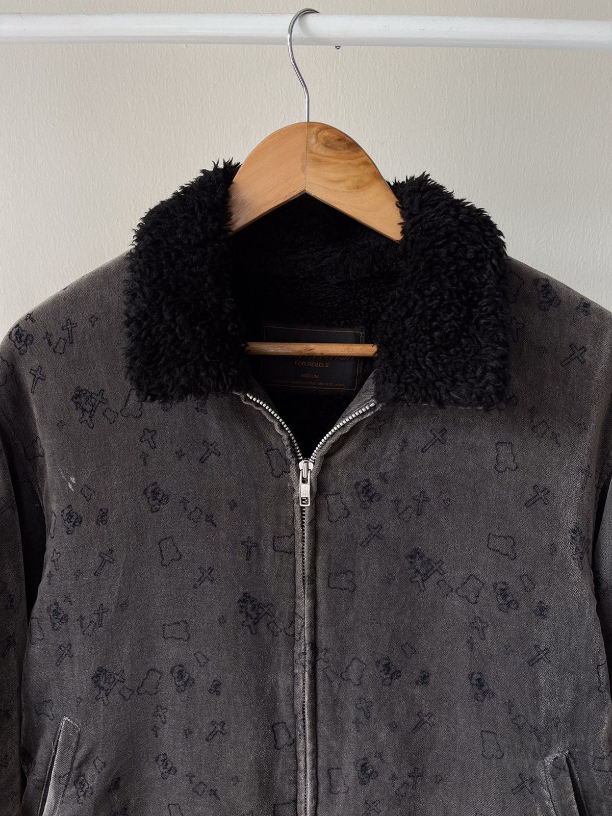 Jun Takahashi F/W2002 Undercover ‘Witch Cell Division’ Cross Bear Jacket Size US M / EU 48-50 / 2 - 9 Thumbnail