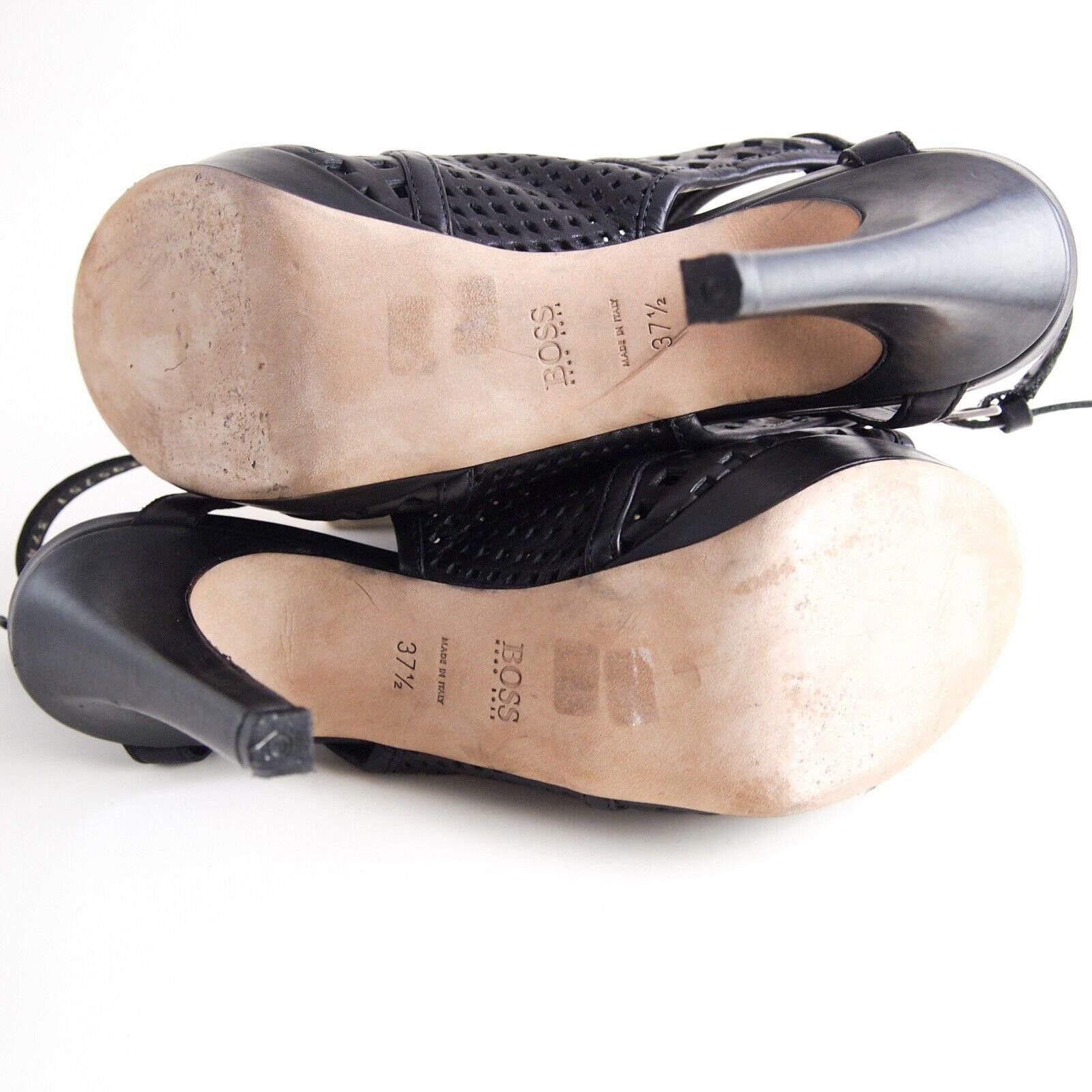 Hugo Boss Hugo Boss Cage Slingback Sandals Black US 7.5 EU 37.5 Size US 7.5 / IT 37.5 - 8 Thumbnail