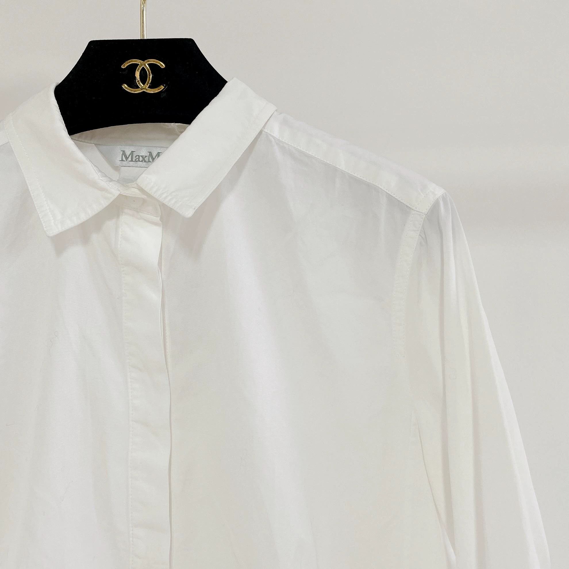 Max Mara Maxmara White Top Size M / US 6-8 / IT 42-44 - 3 Thumbnail
