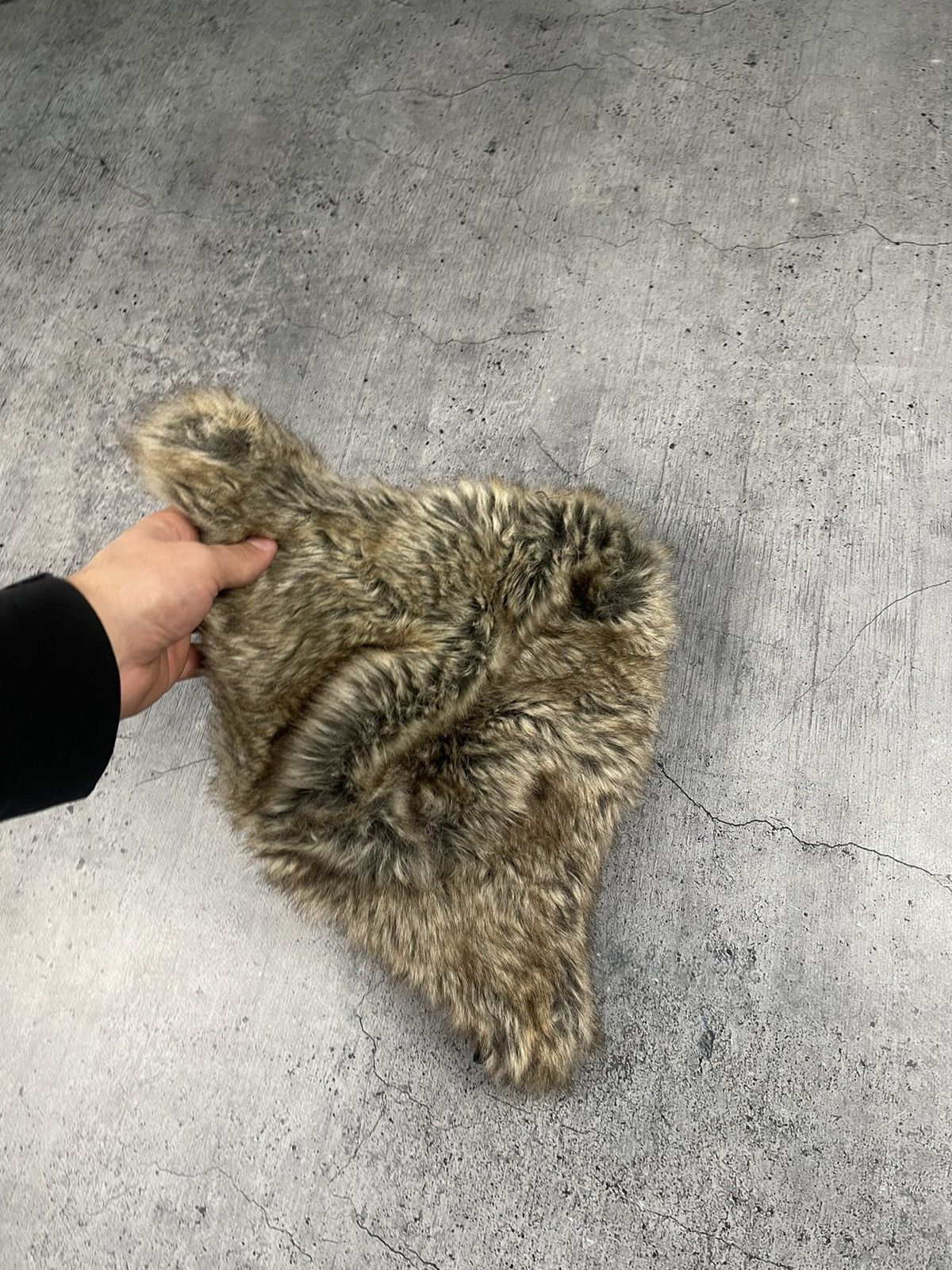 Japanese Brand × Vintage Crazy Y2k Mohair Fuzzy Hat Ushanka Punk Winter Size ONE SIZE - 5 Thumbnail