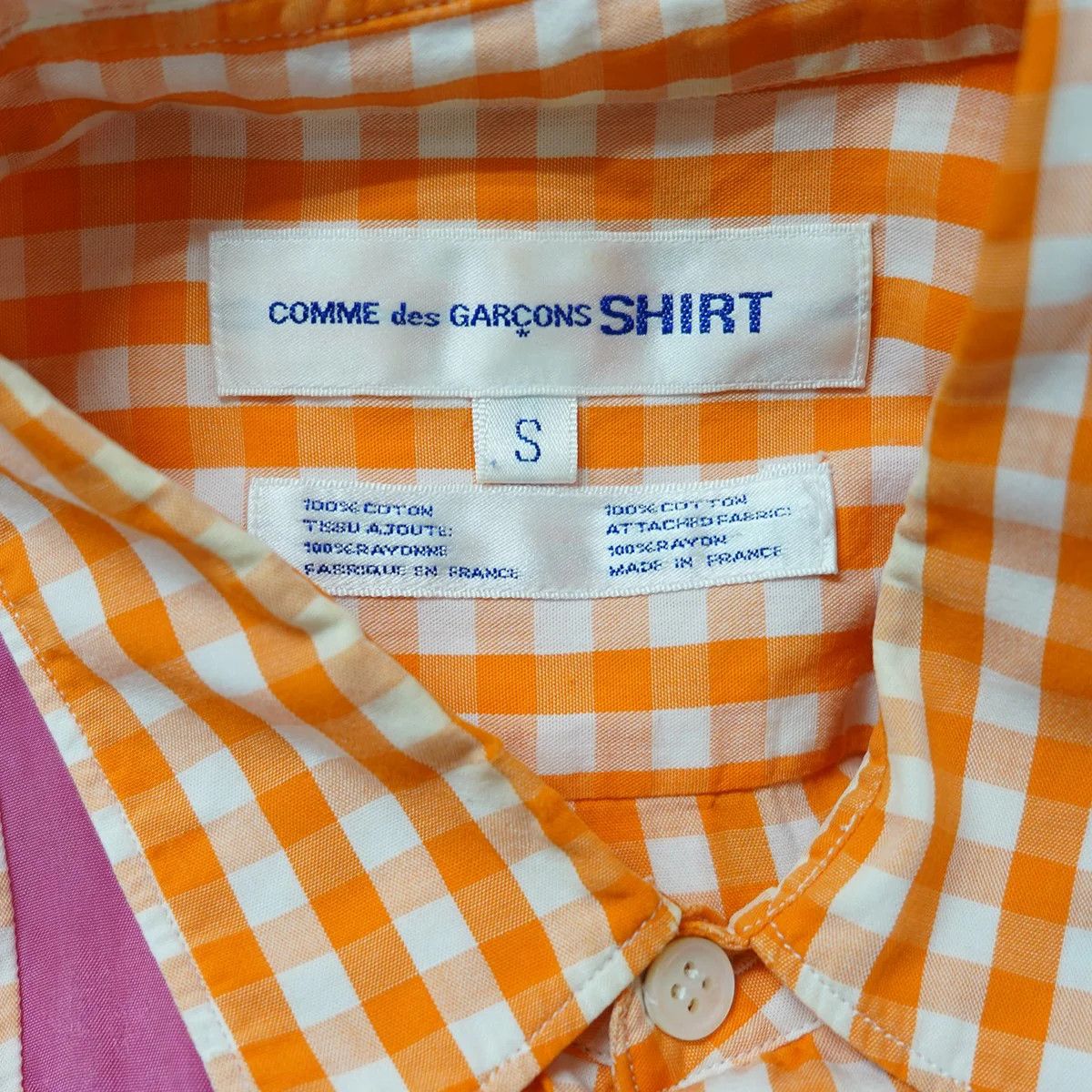 Comme des Garcons Oversized Patchwork Gingham Check Button Up Shirt Size US L / EU 52-54 / 3 - 5 Thumbnail