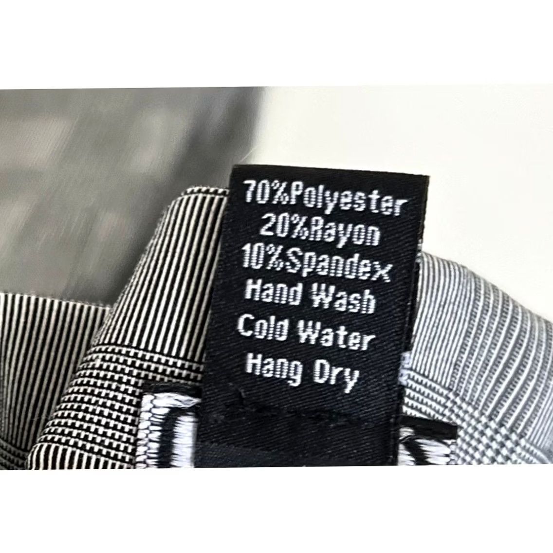 Vintage Clara Sun Woo Women’s Pants Cropped Pull On Black White Windowpane Plaid XS Size 26" / US 2 / IT 38 - 8 Thumbnail